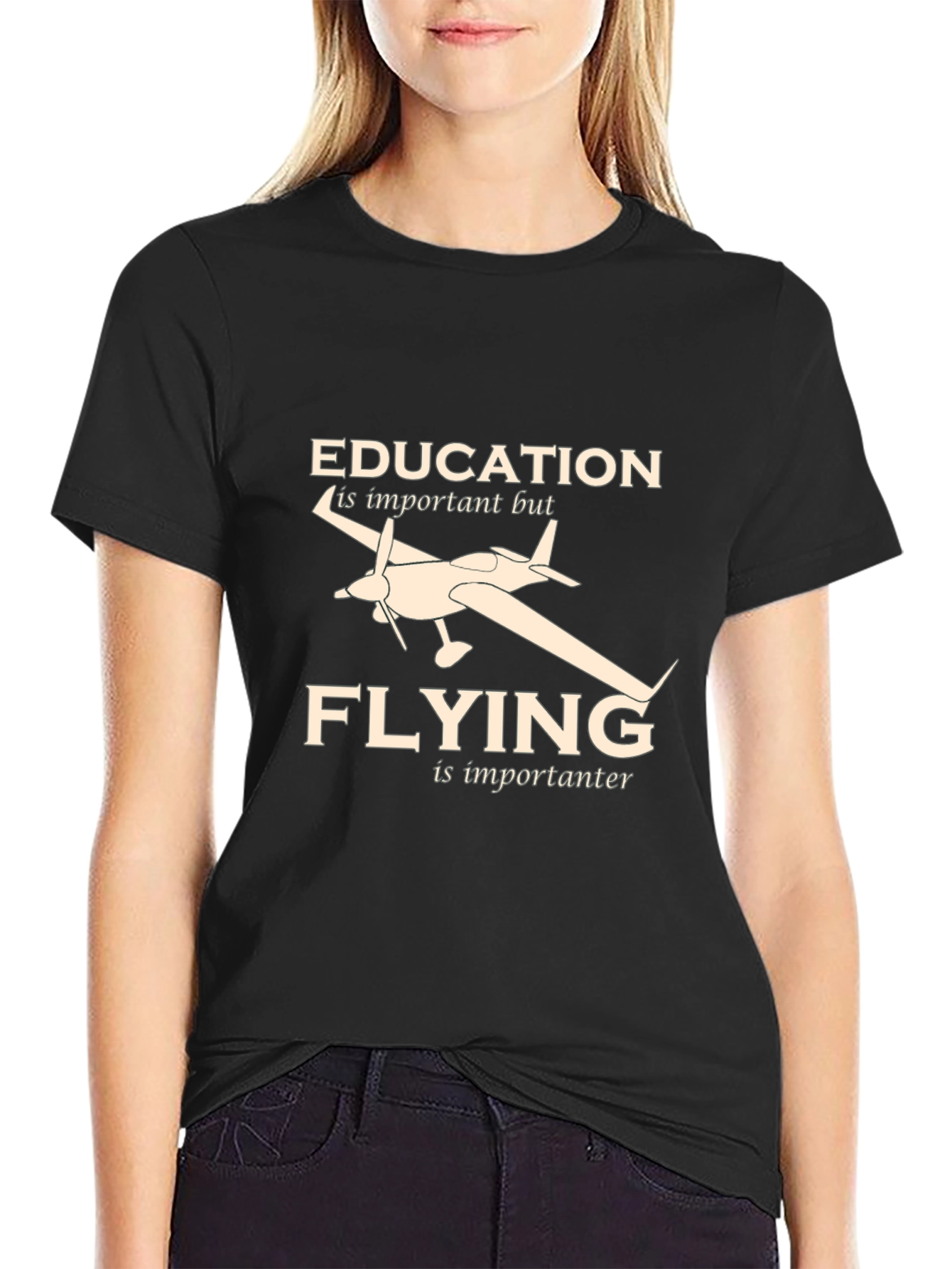 Education Flying T-Shirt: Pilot Gift