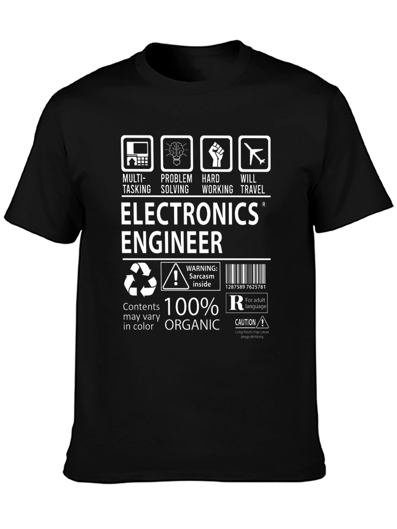 Electronics Engineer 100% Organic T-Shirt