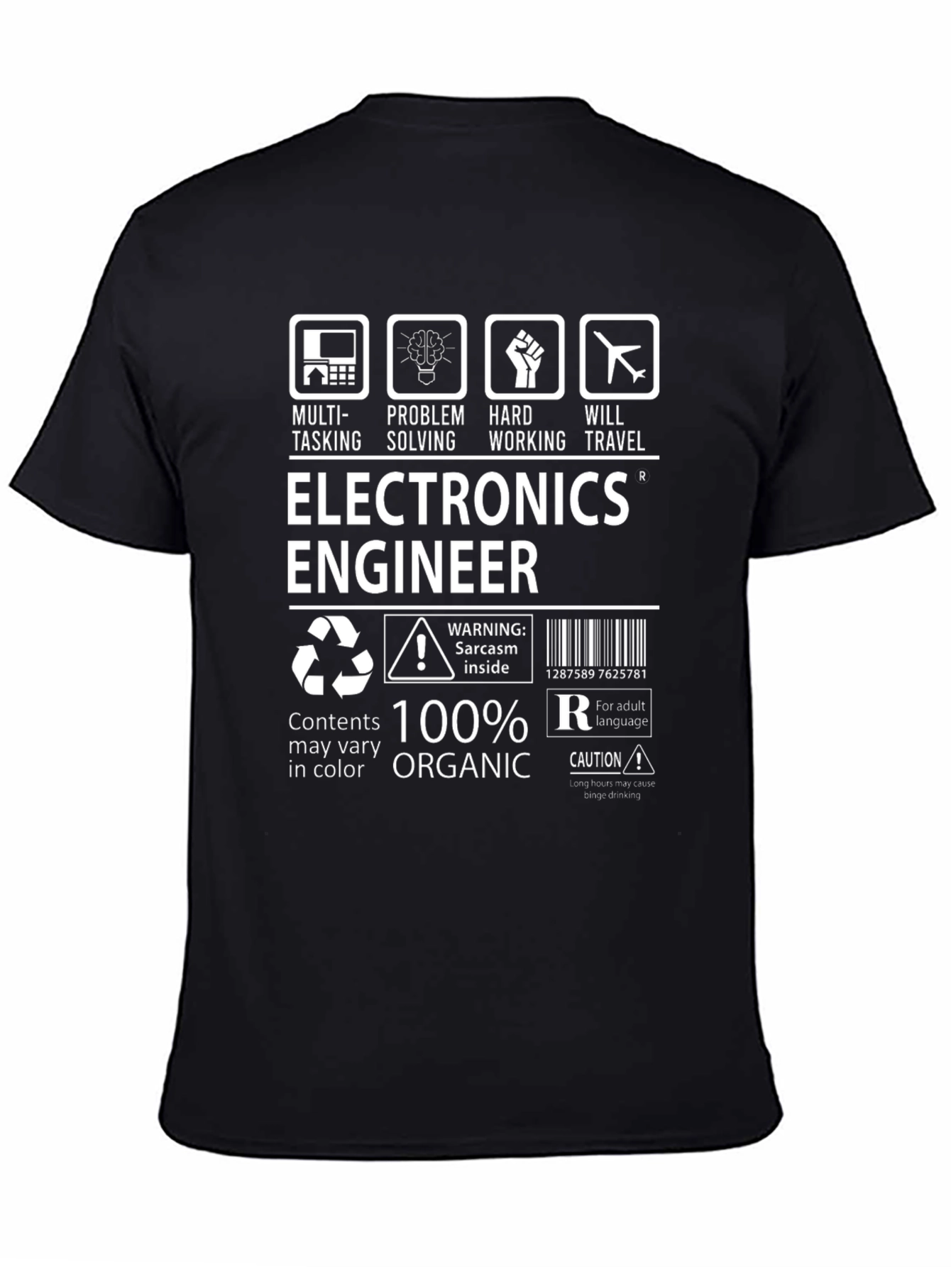 Electronics Engineer 100% Organic T-Shirt