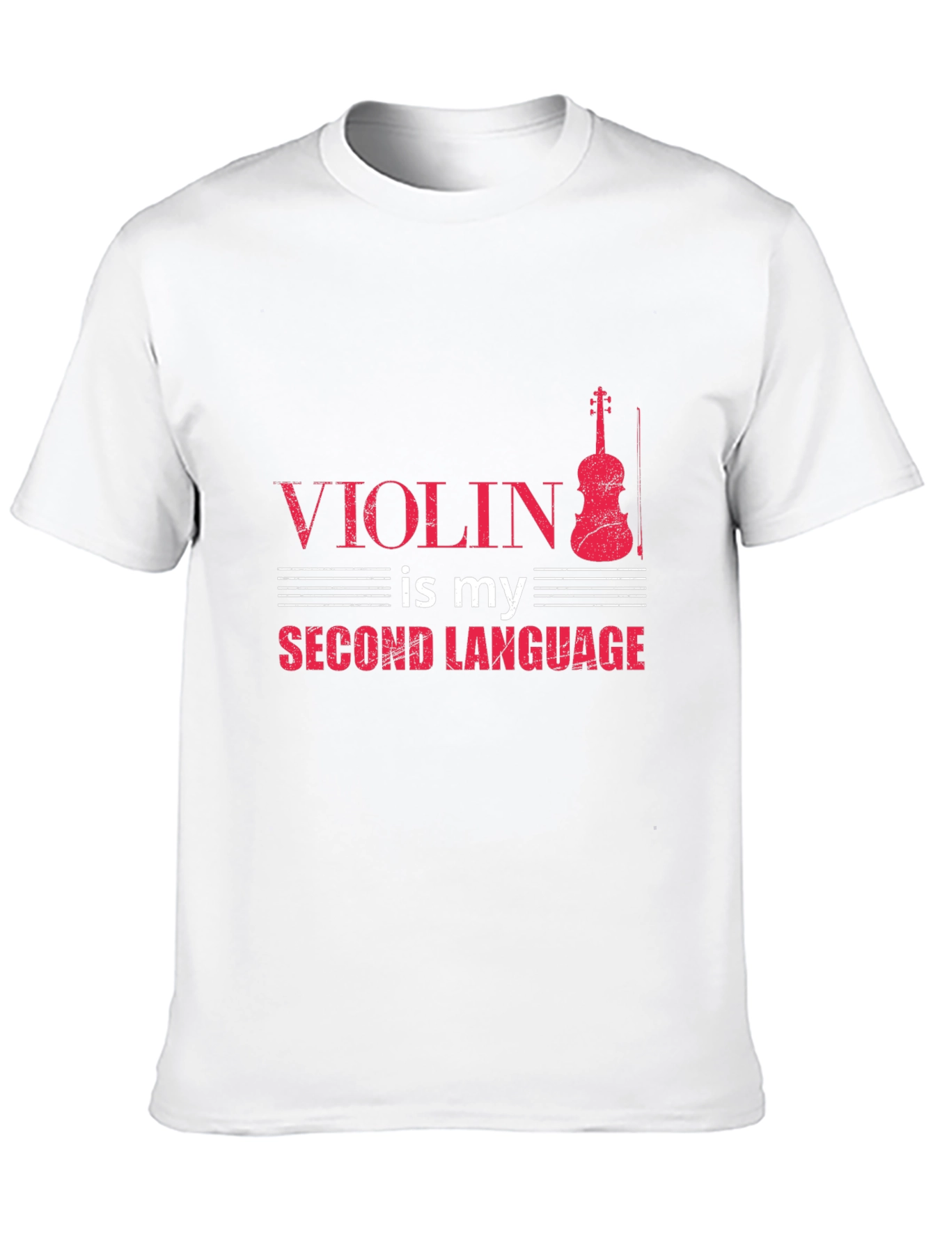 Violin is My Second Language Tee