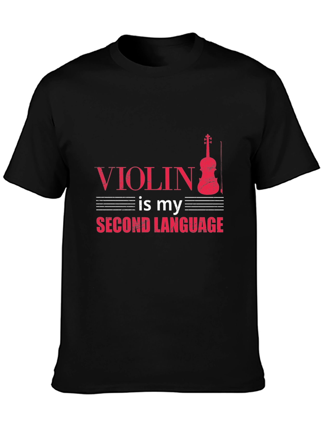 Violin is My Second Language Tee