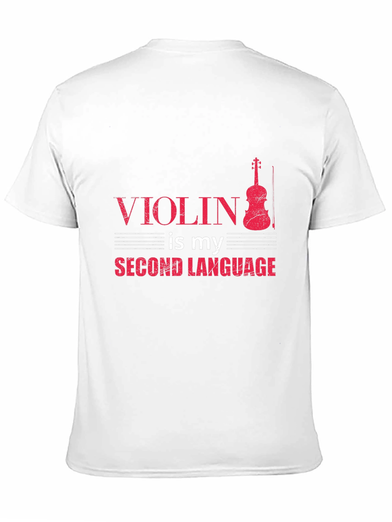 Violin is My Second Language Tee