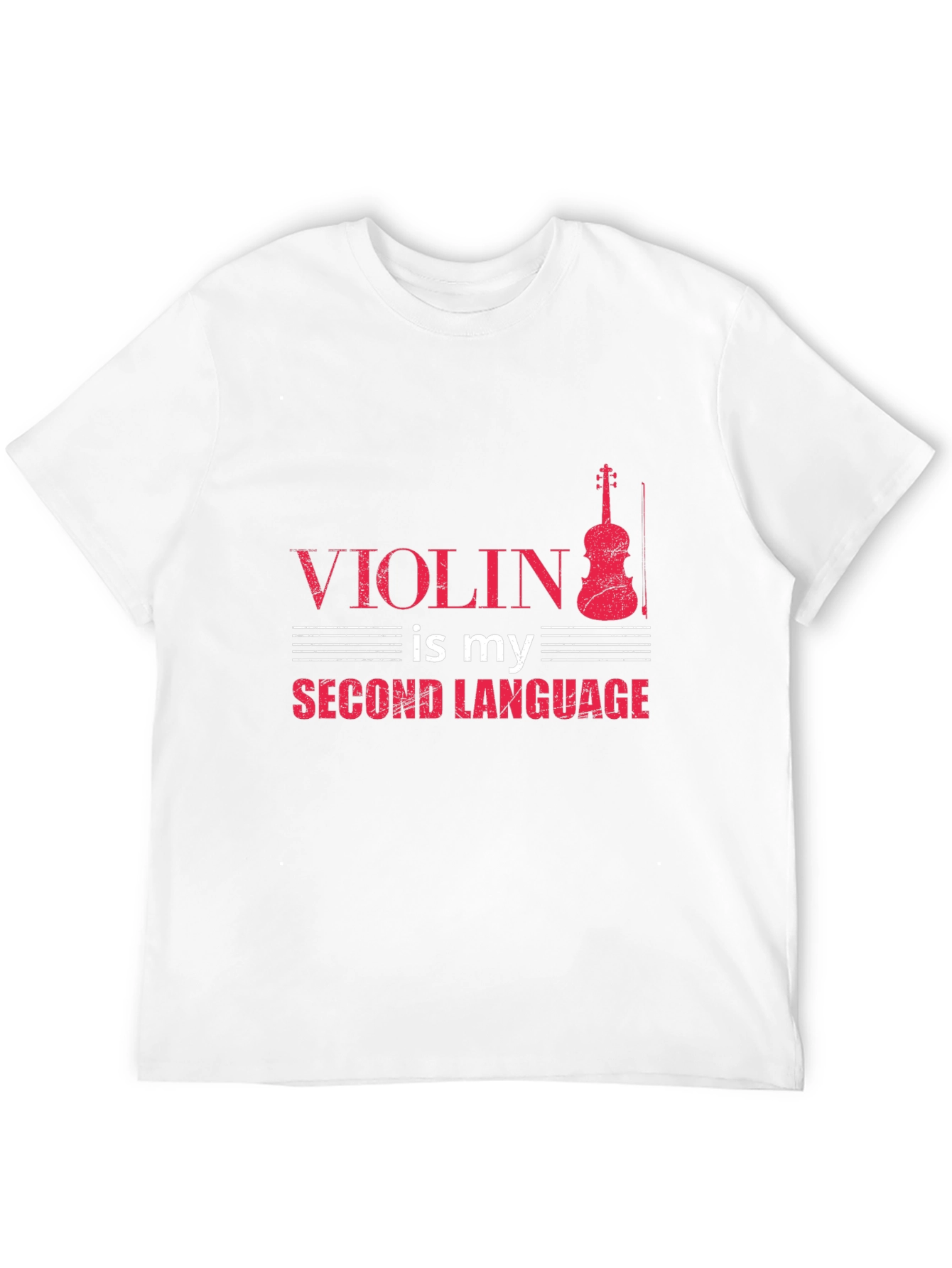Violin is My Second Language Tee