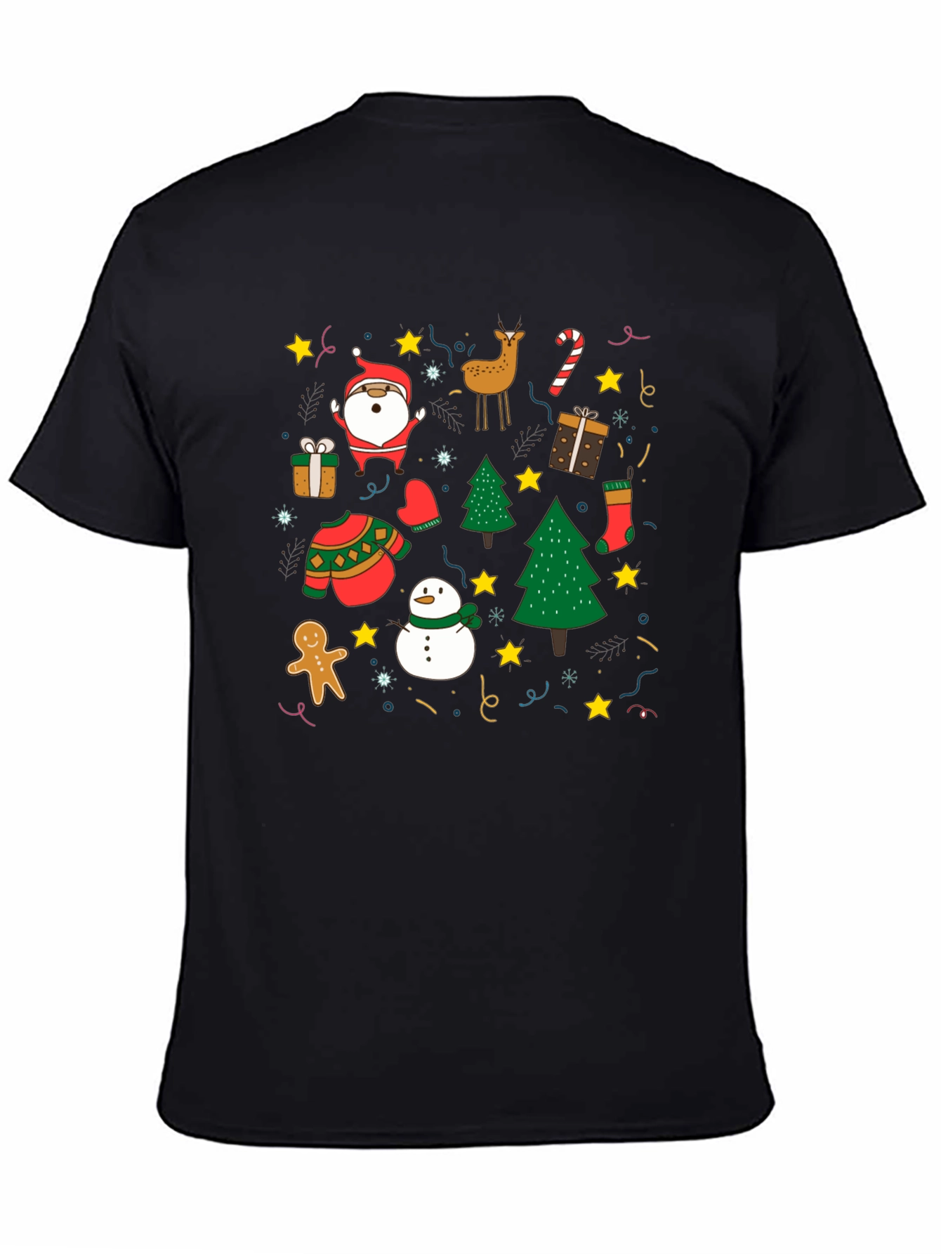 Festive Christmas Holiday Pattern T-Shirt