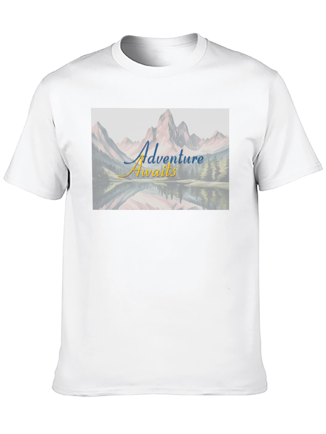 Adventure Awaits Black Graphic Tee