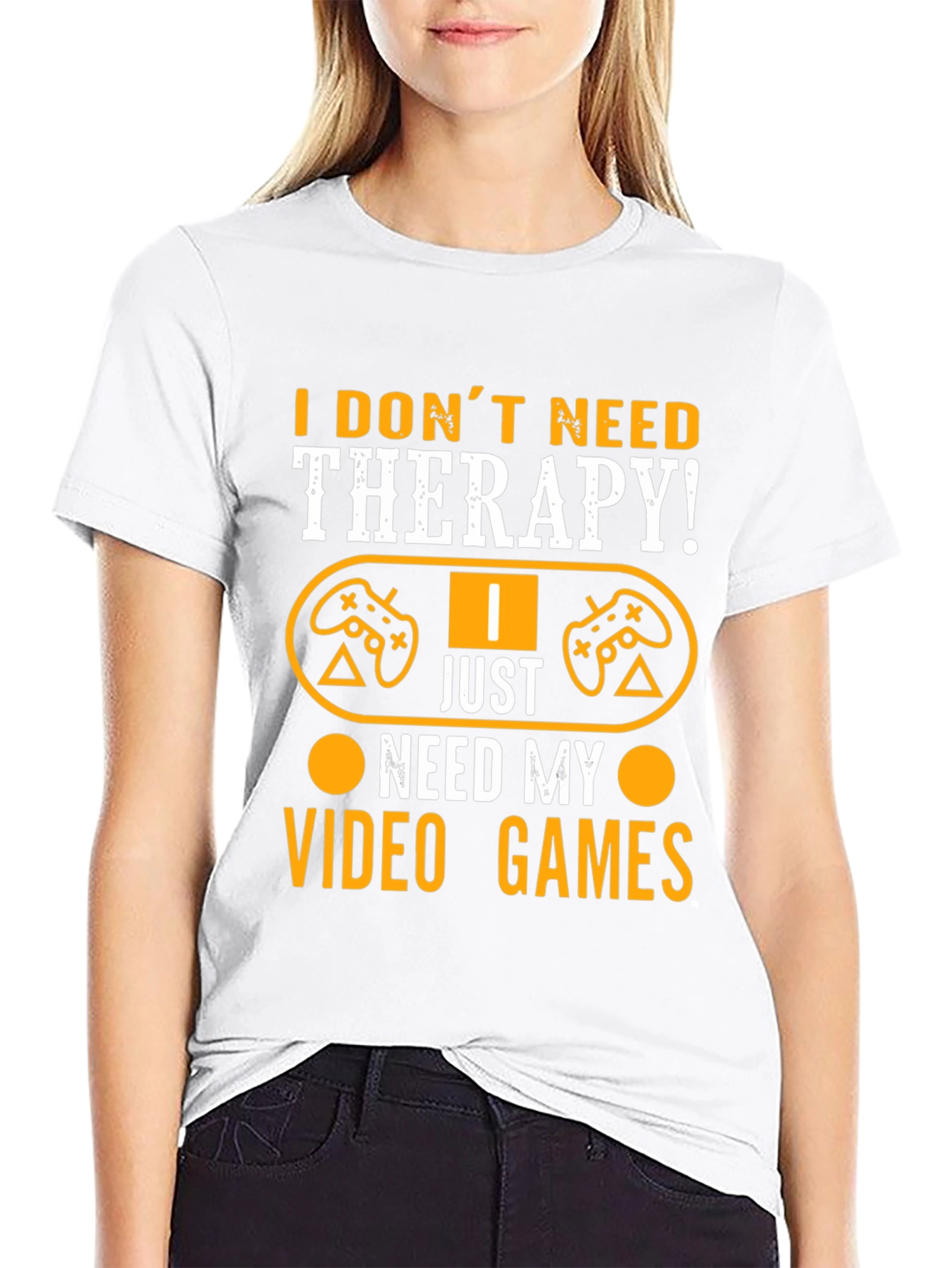 I Dont Need Therapy Video Gamer Graphic T-Shirt