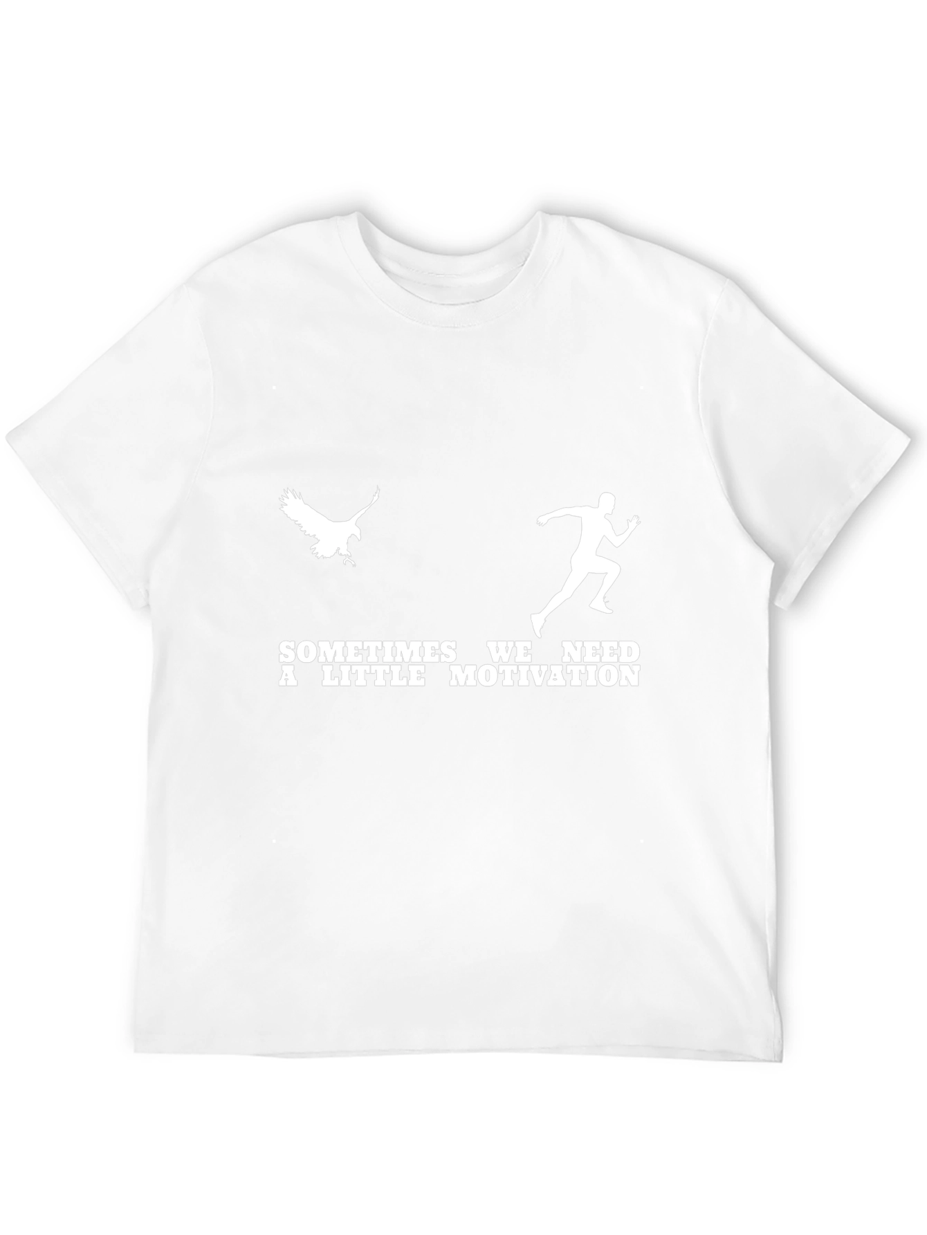 Motivation Graphic Tee - Eagle and Runner Design