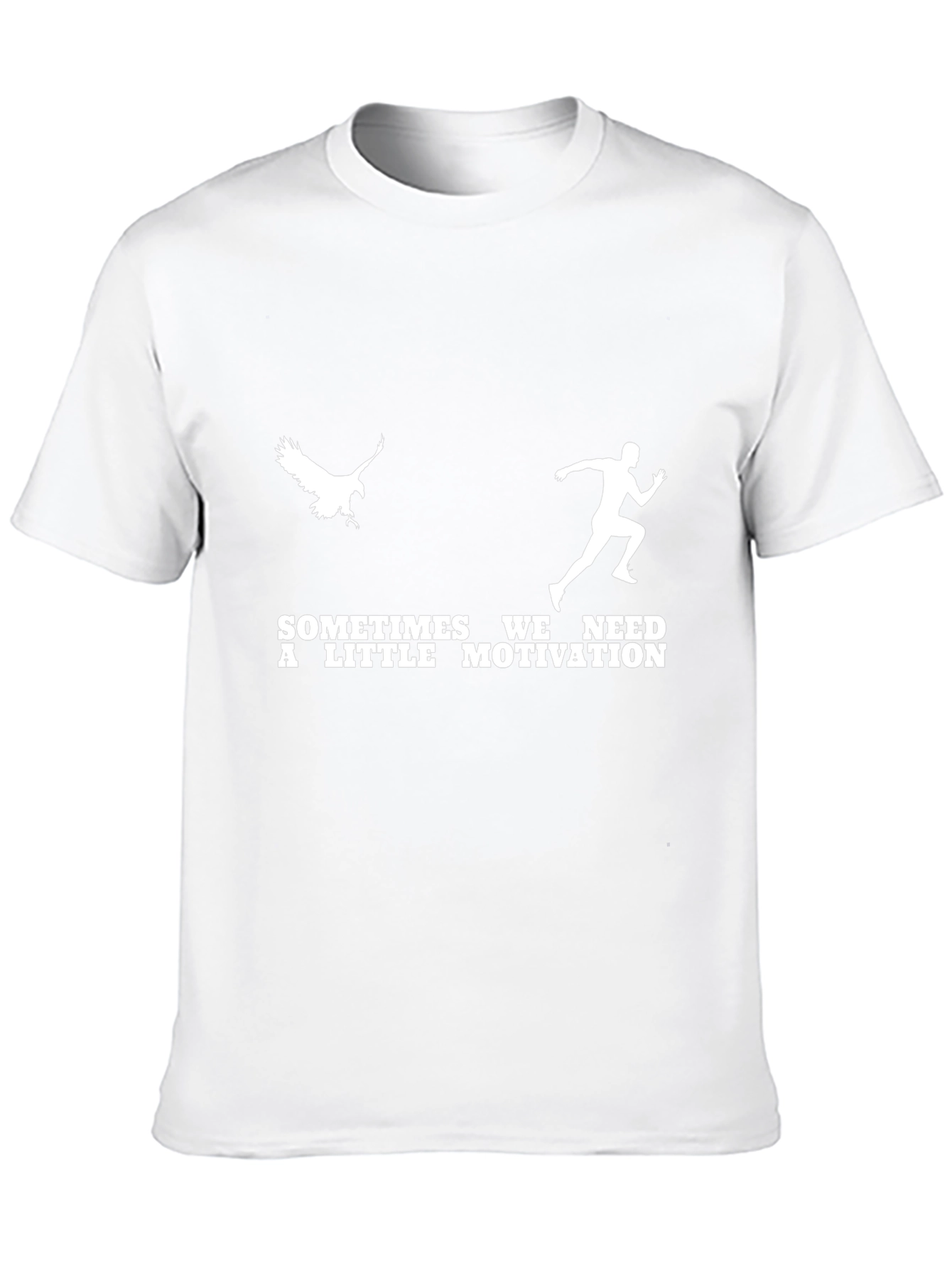 Motivation Graphic Tee - Eagle and Runner Design