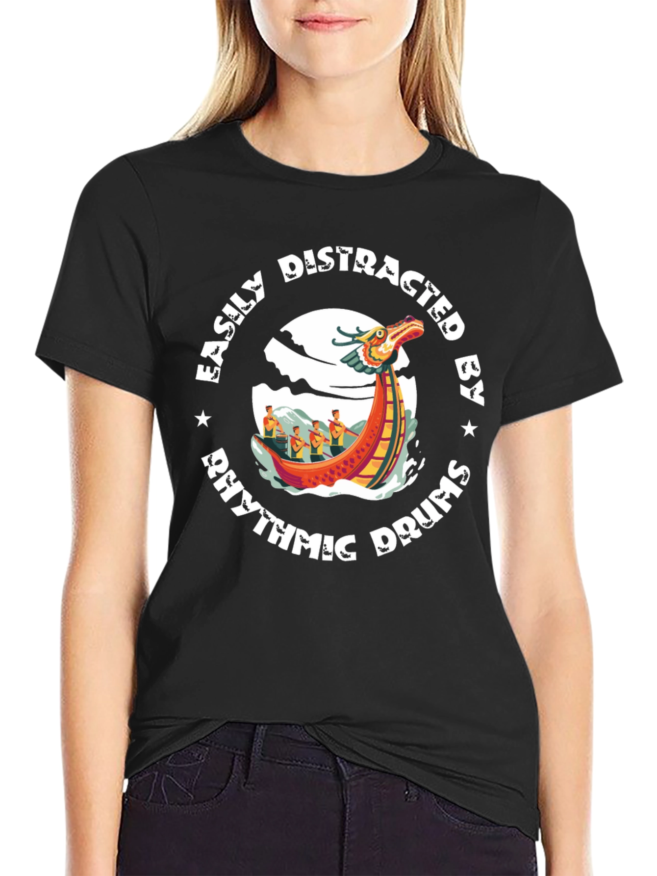 Dragon Boat Rhythmic Drums Graphic Tee