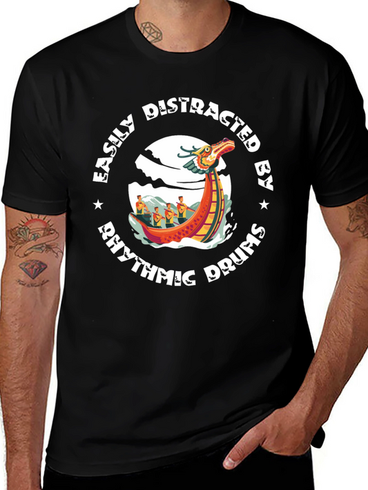 Dragon Boat Rhythmic Drums Graphic Tee