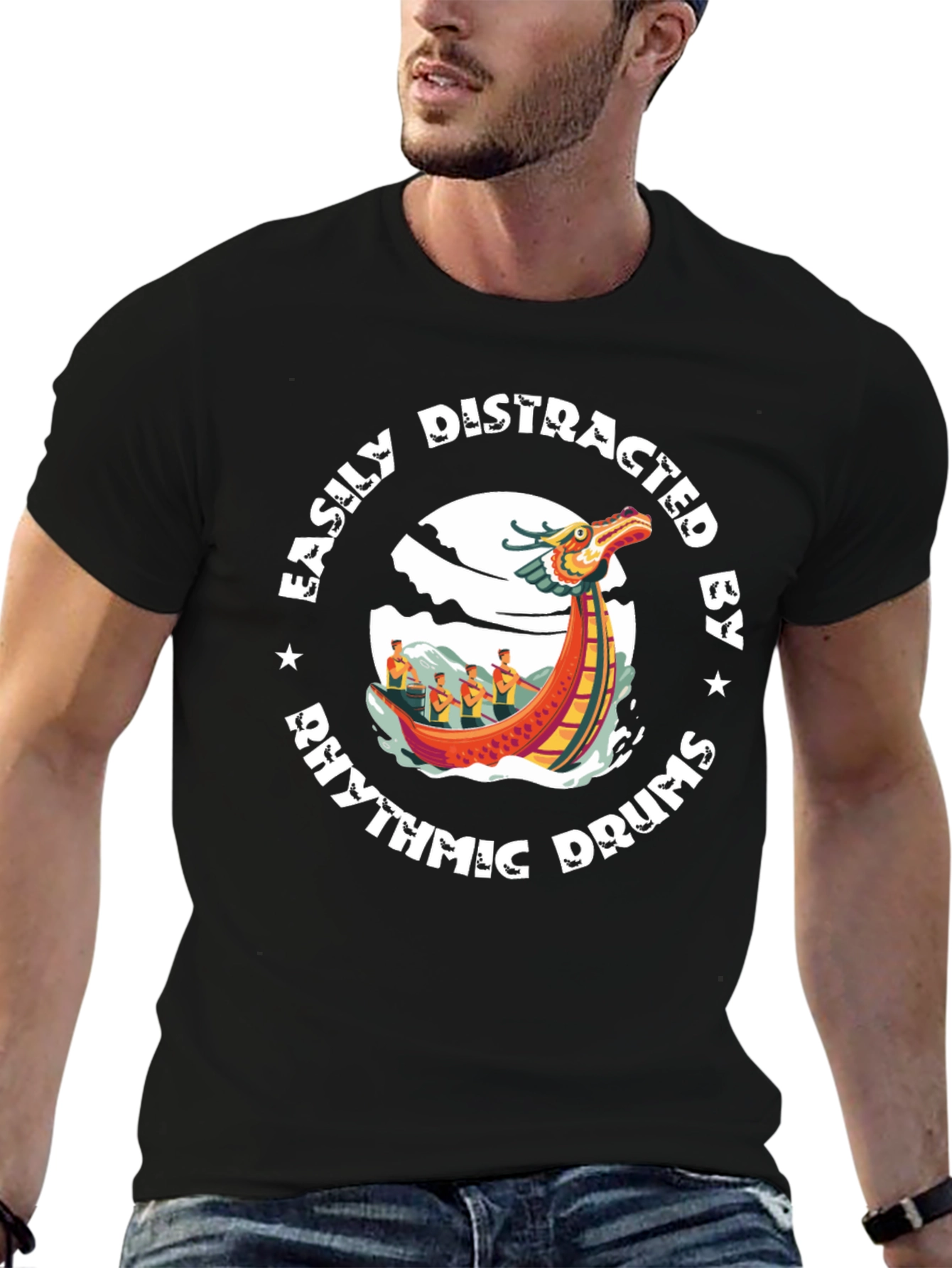 Dragon Boat Rhythmic Drums Graphic Tee