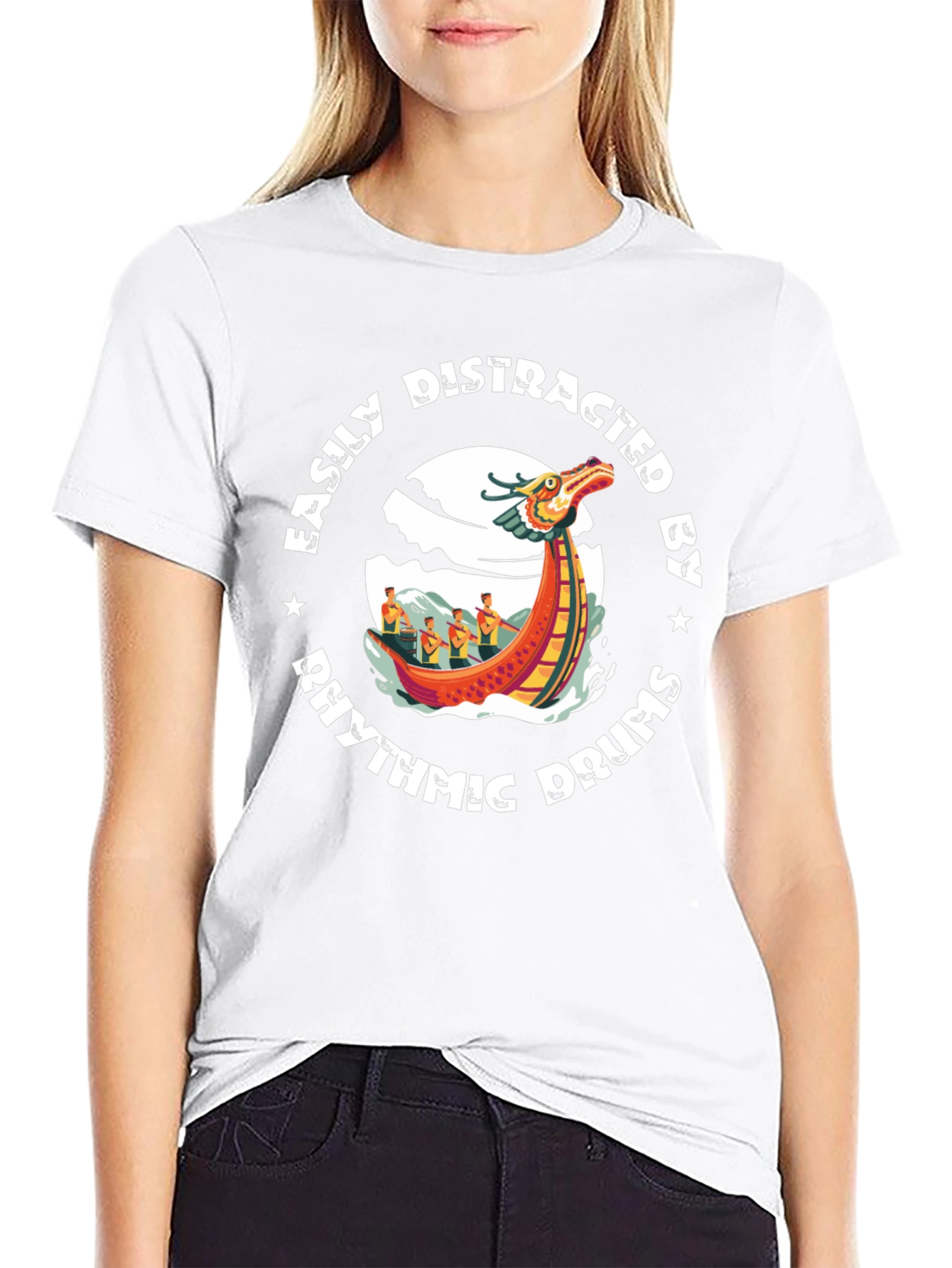 Dragon Boat Rhythmic Drums Graphic Tee