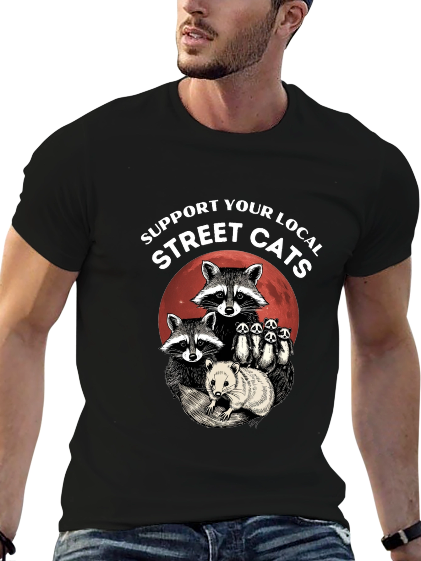 Support Your Local Street Cats T-Shirt
