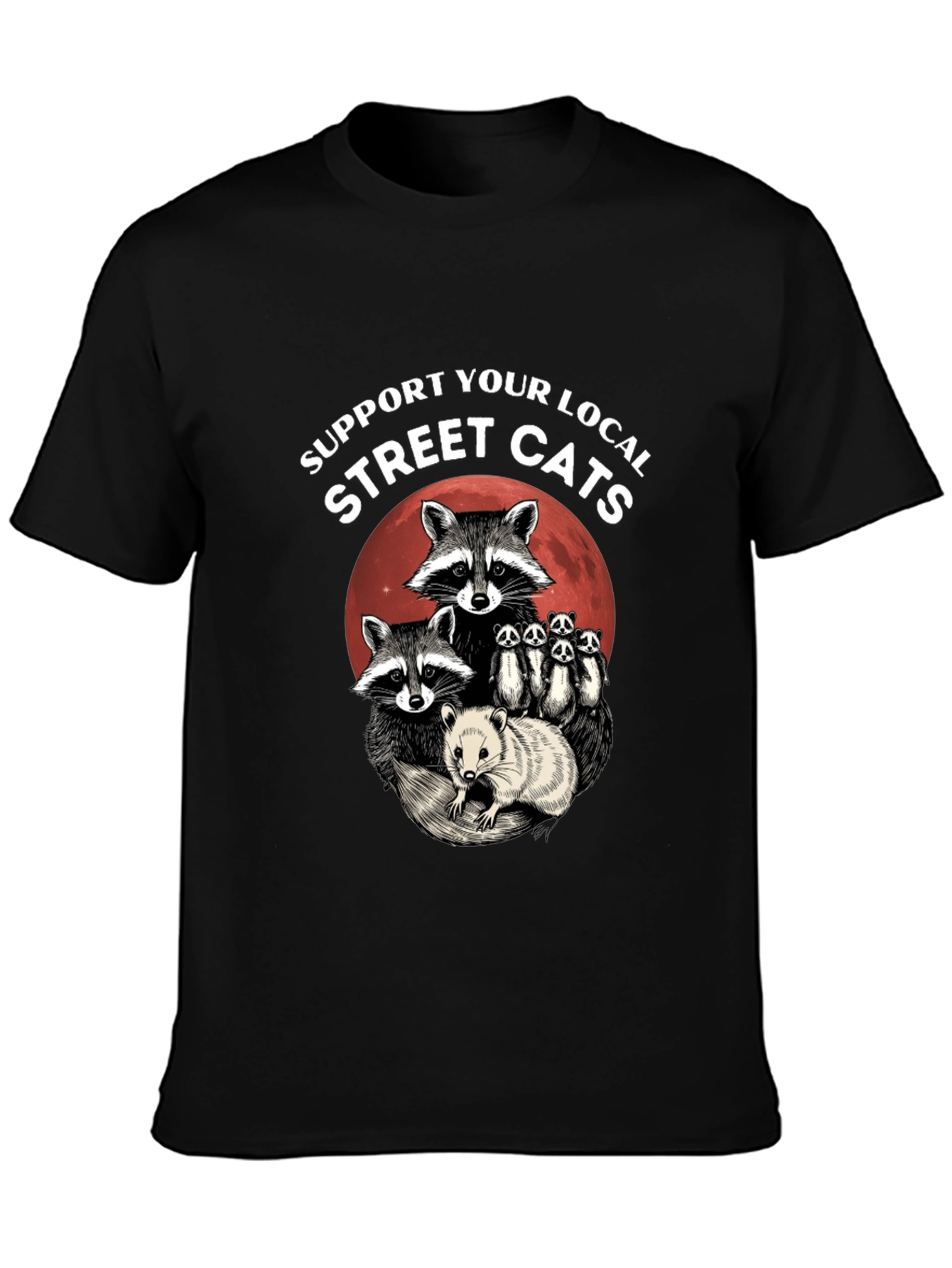 Support Your Local Street Cats T-Shirt