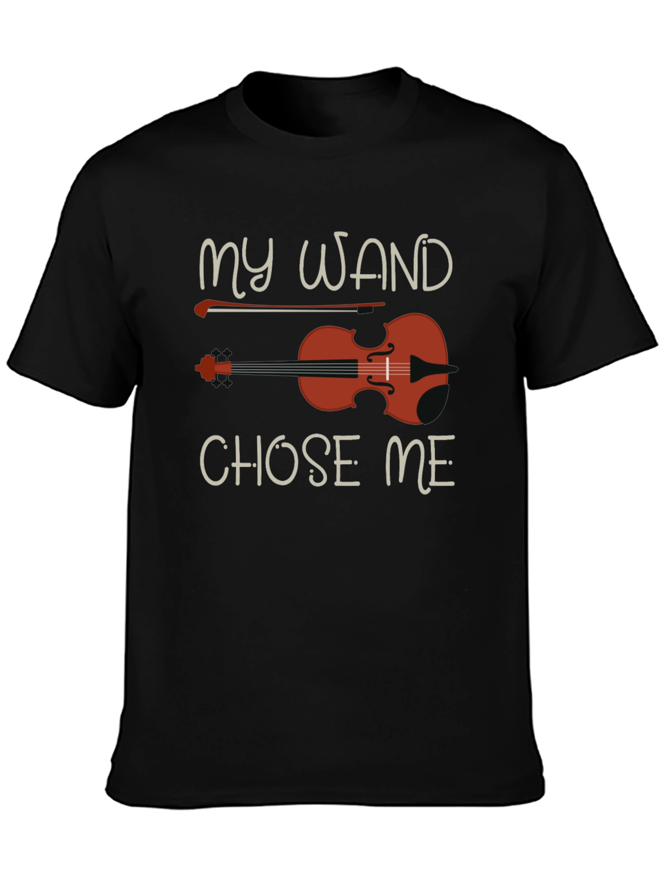 My Wand Chose Me Violin T-Shirt