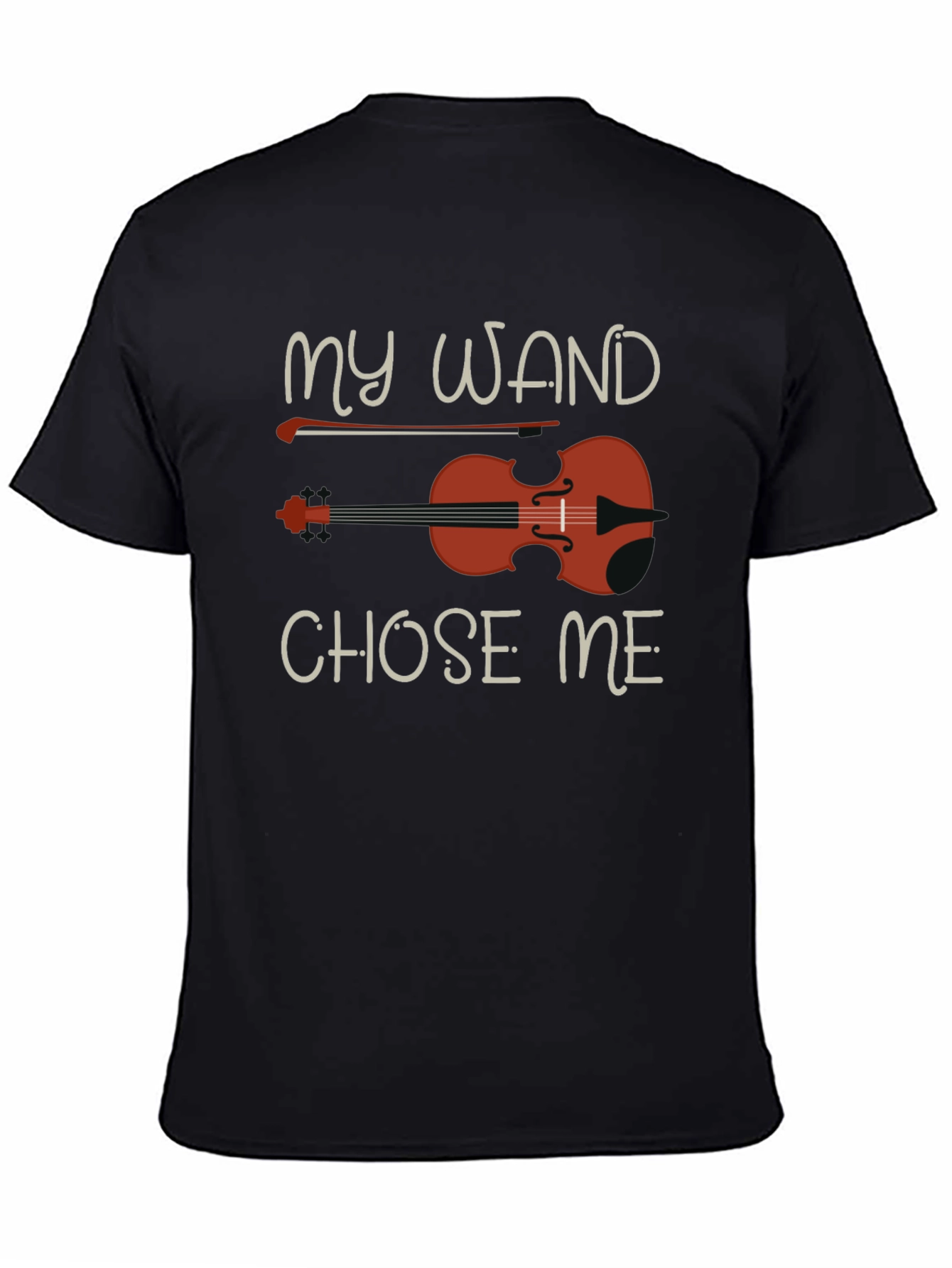 My Wand Chose Me Violin T-Shirt