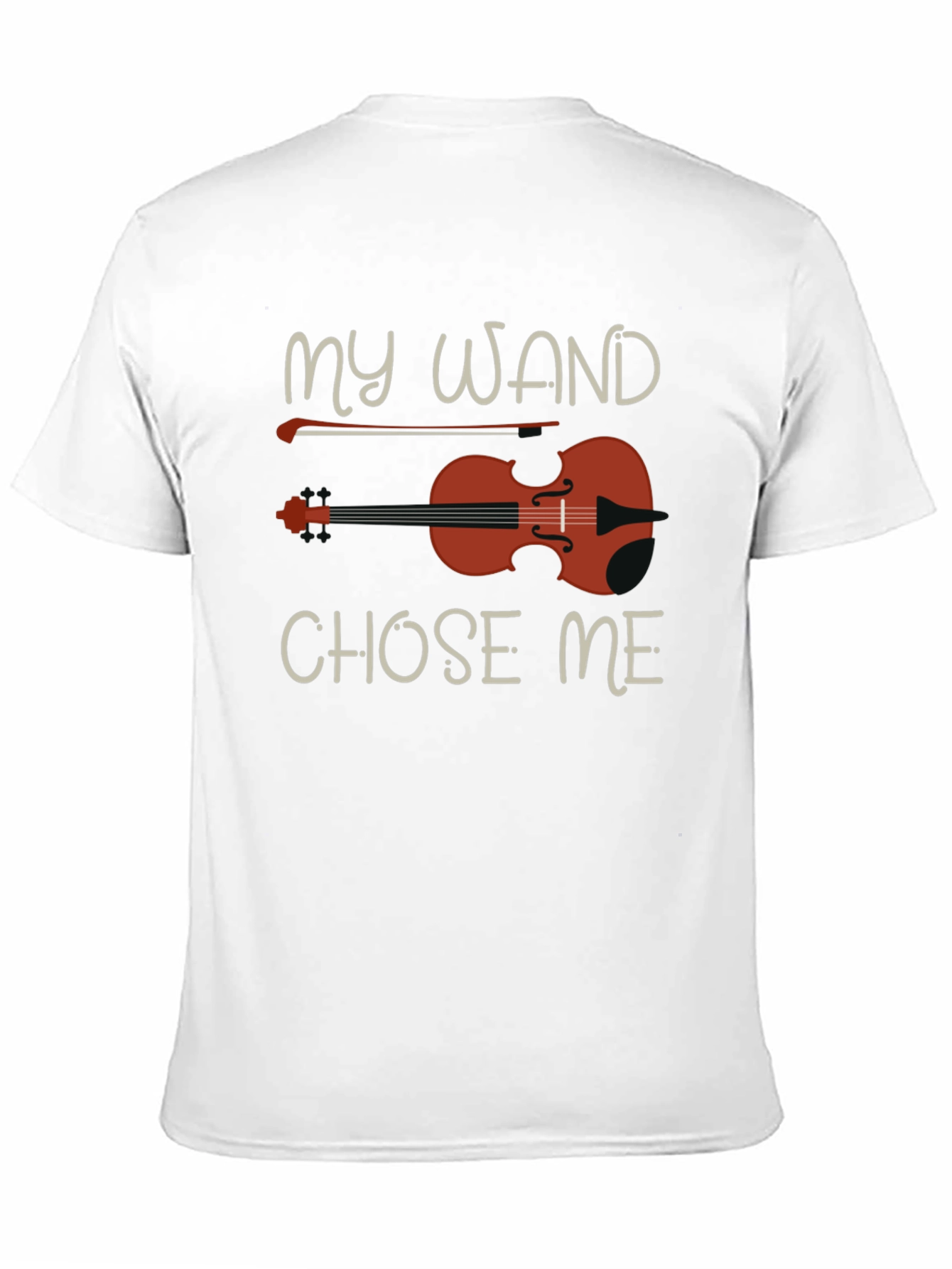 My Wand Chose Me Violin T-Shirt