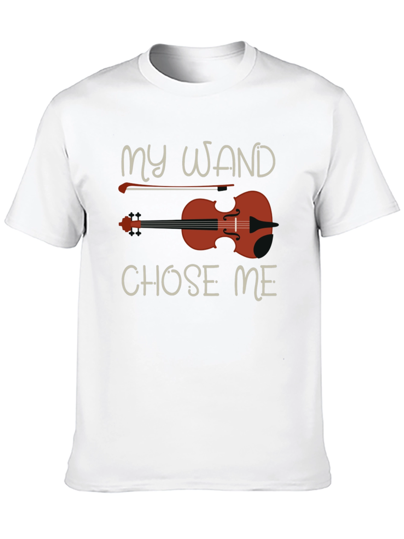 My Wand Chose Me Violin T-Shirt