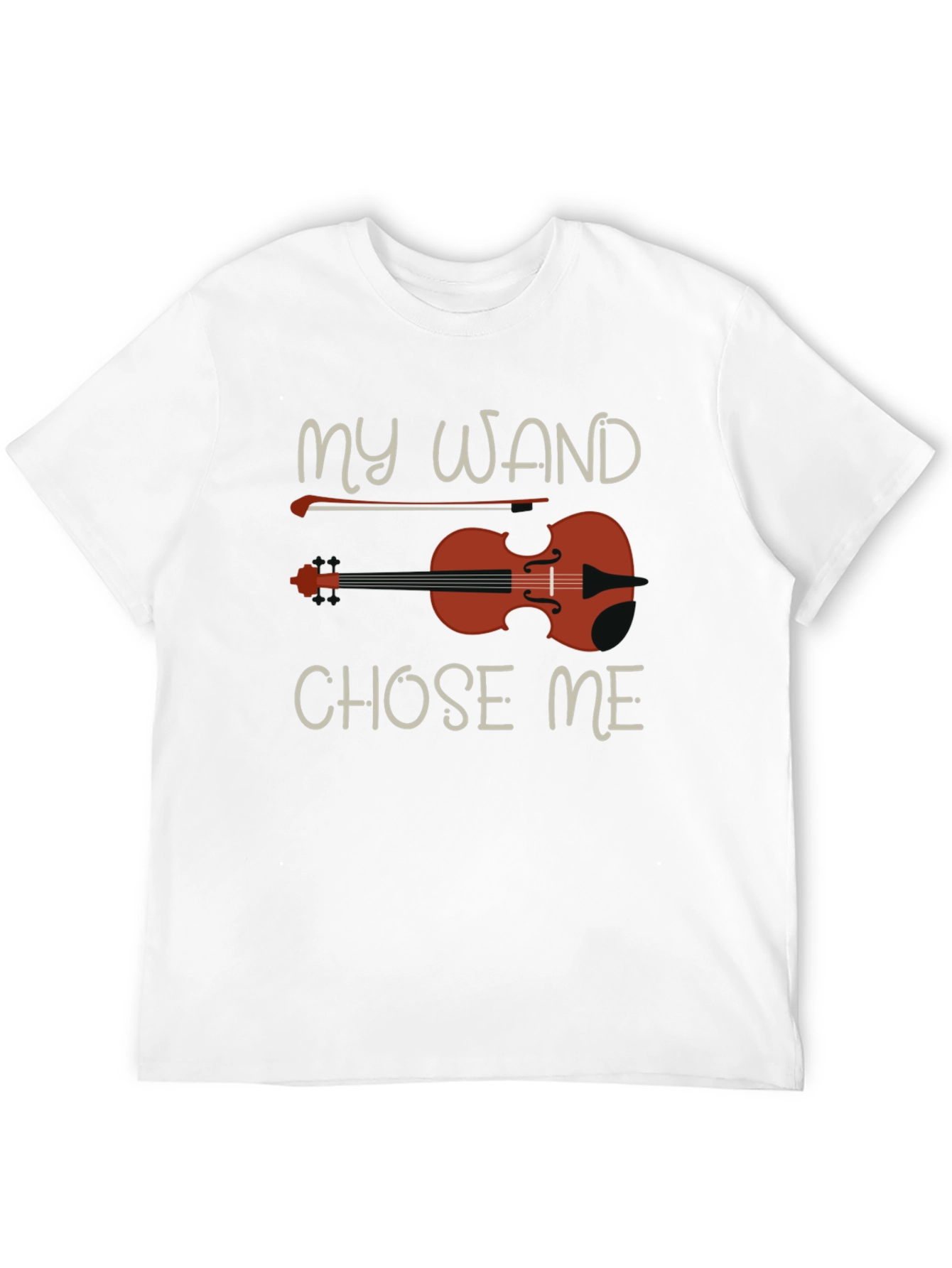 My Wand Chose Me Violin T-Shirt