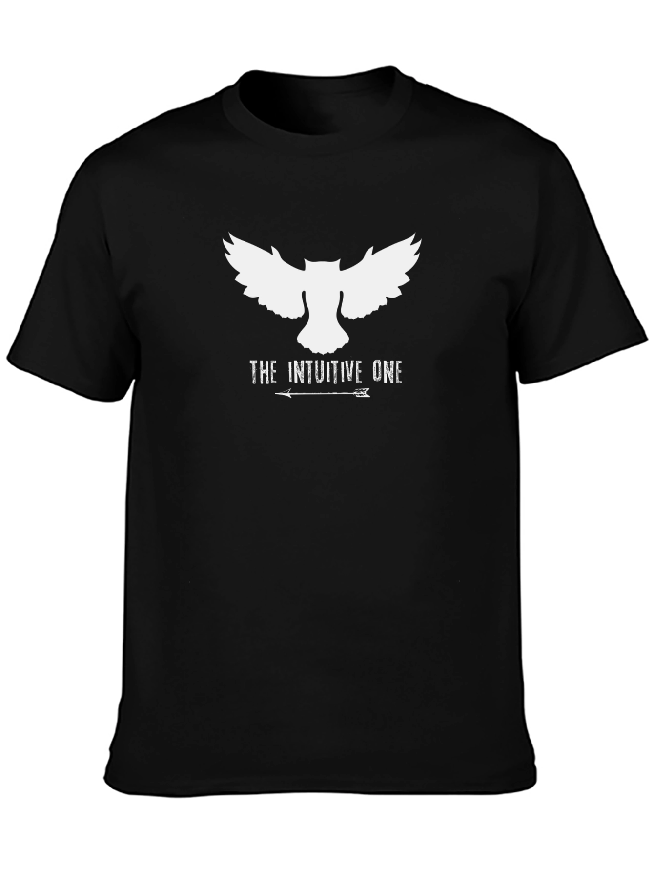 The Intuitive One Owl Graphic Tee - Black