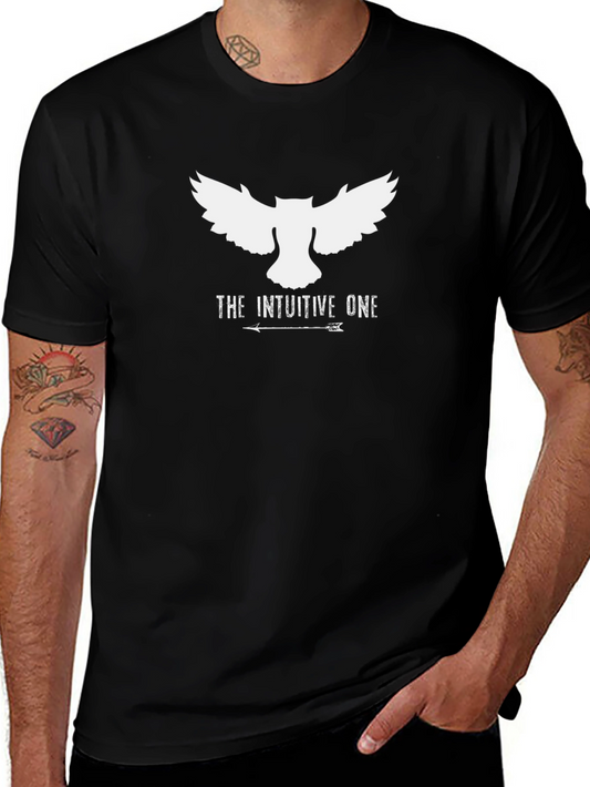 The Intuitive One Owl Graphic Tee - Black