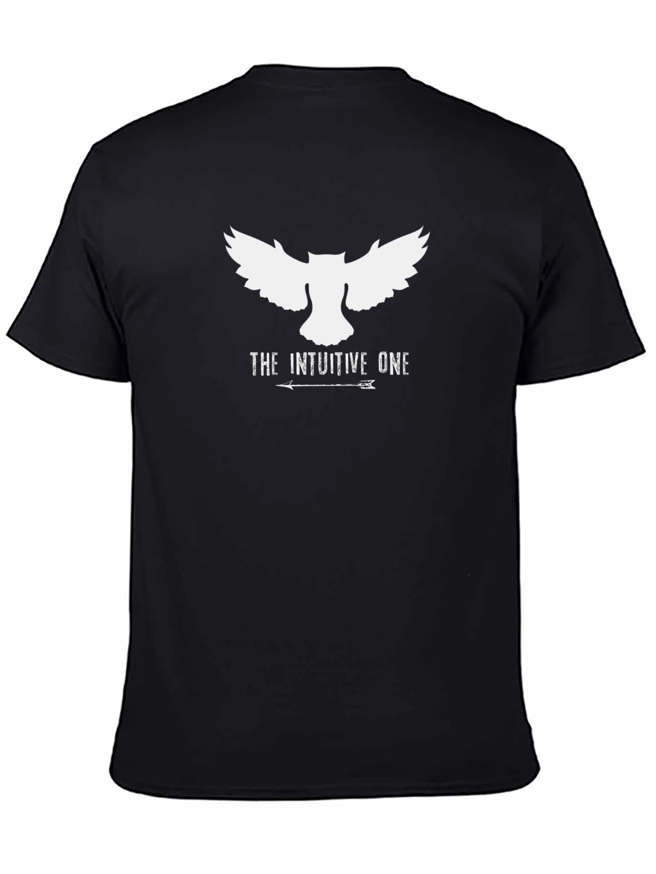 The Intuitive One Owl Graphic Tee - Black
