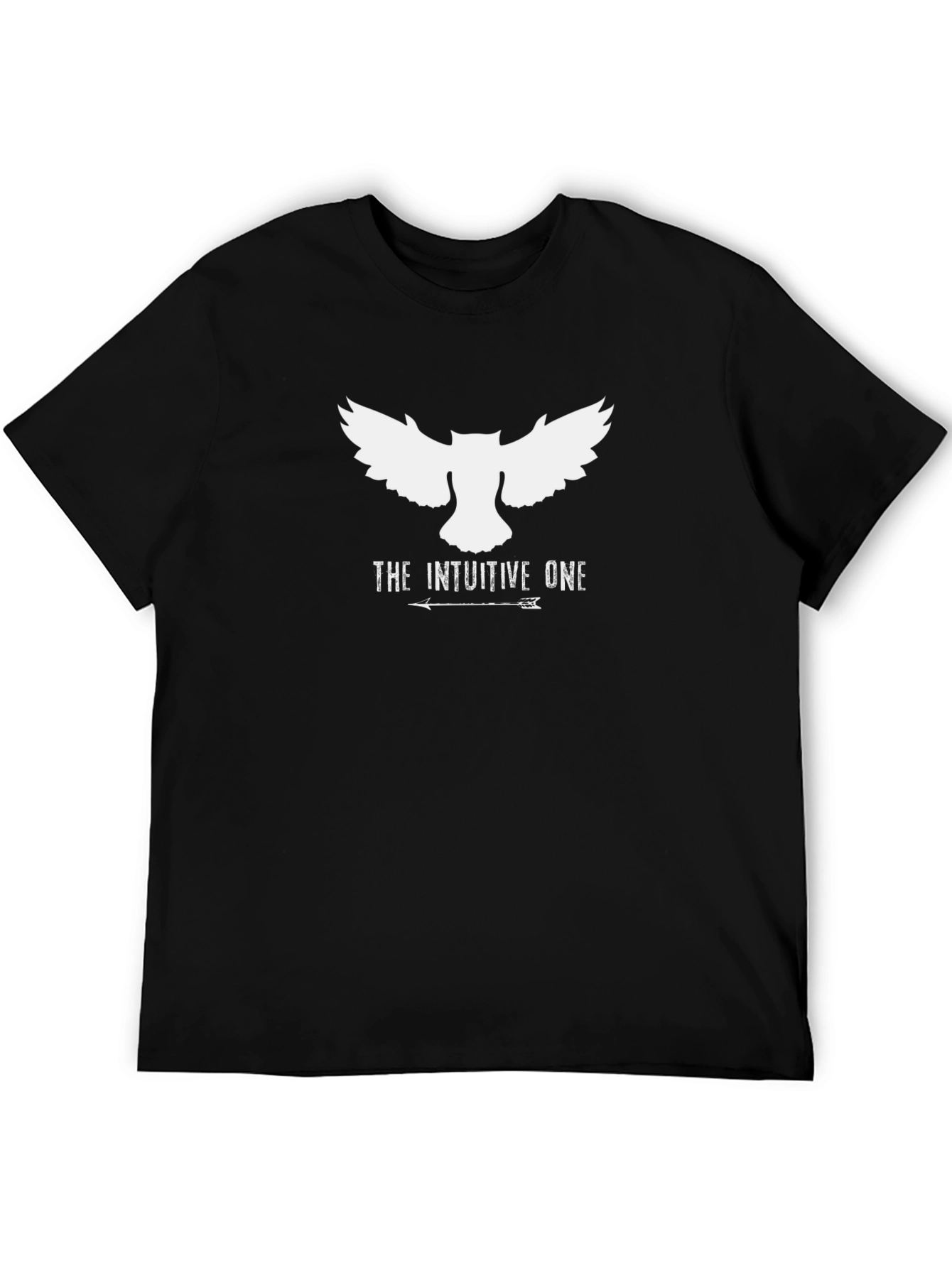 The Intuitive One Owl Graphic Tee - Black