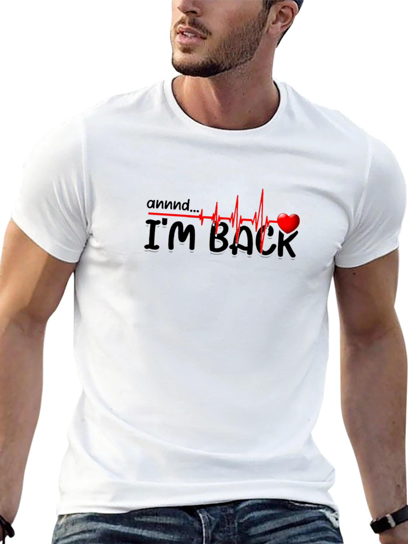 Im Back Heartbeat T-Shirt