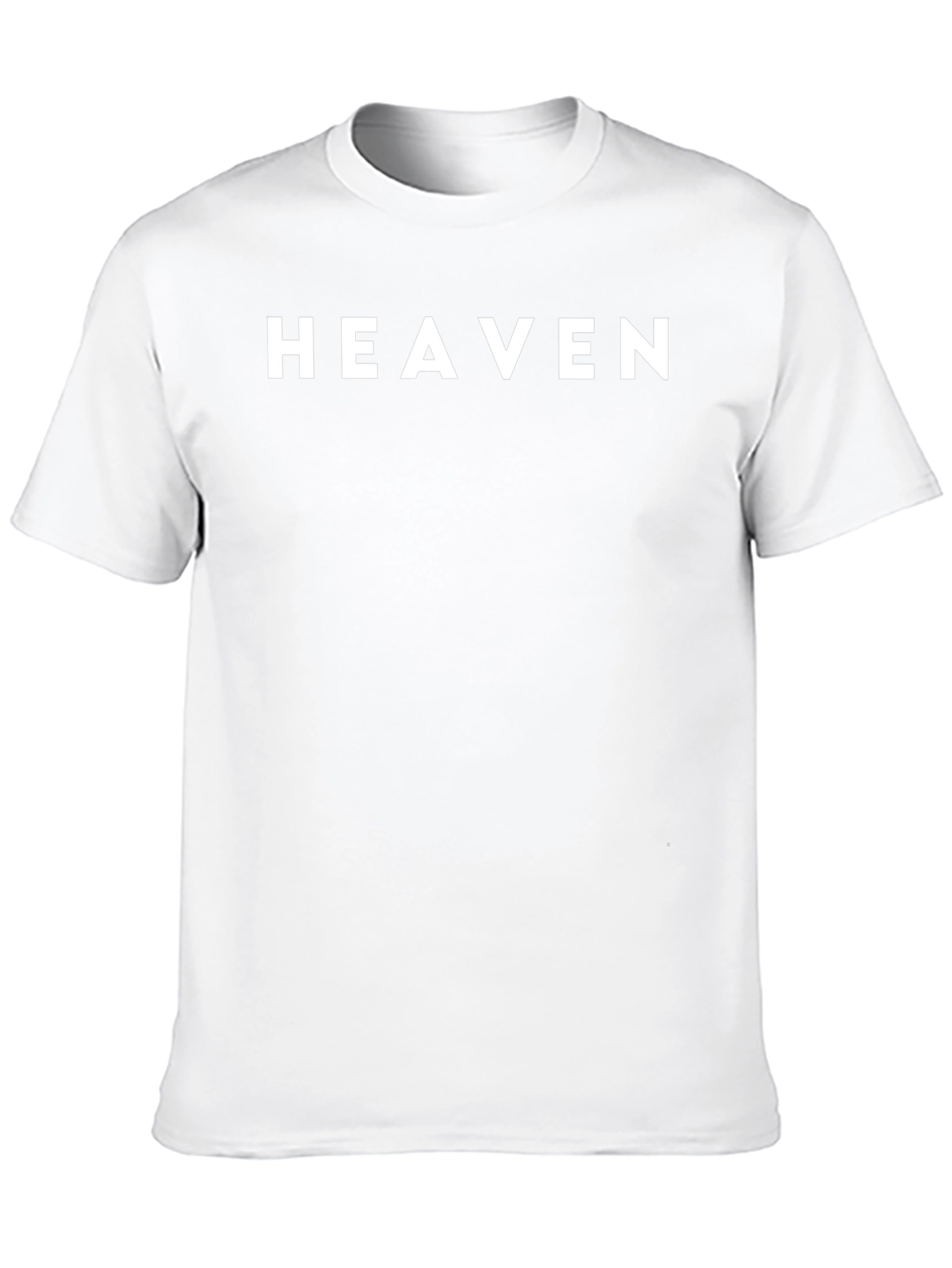 Heaven Graphic Print Black T-Shirt