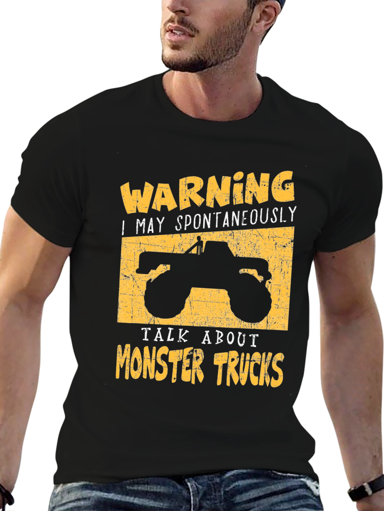 Warning: Monster Trucks T-Shirt