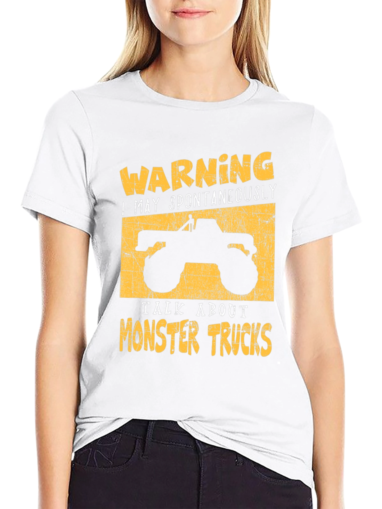 Warning: Monster Trucks T-Shirt