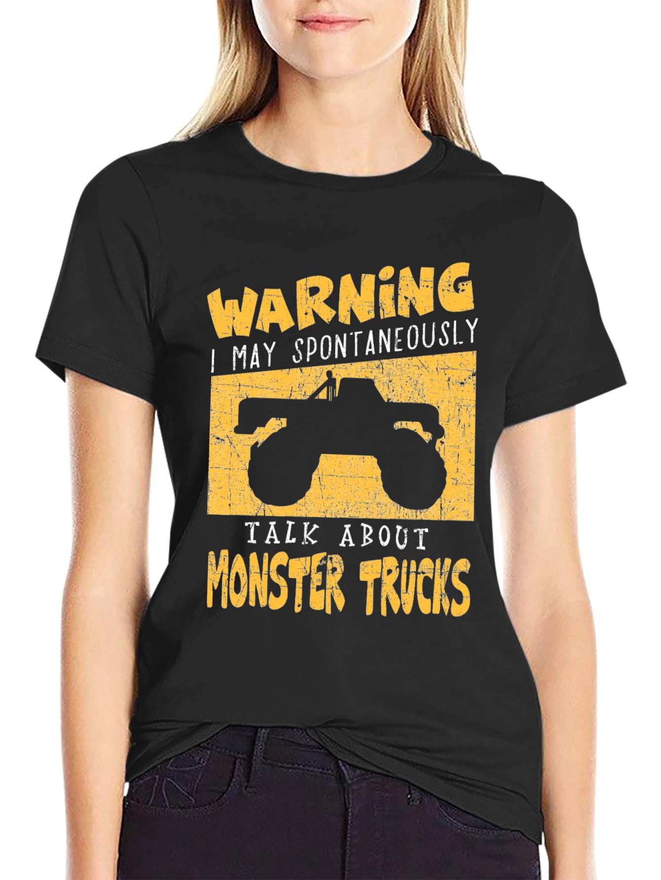 Warning: Monster Trucks T-Shirt