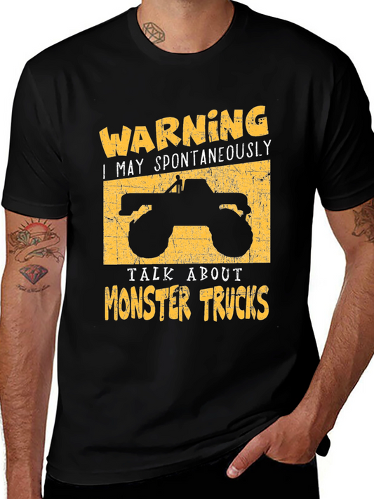 Warning: Monster Trucks T-Shirt