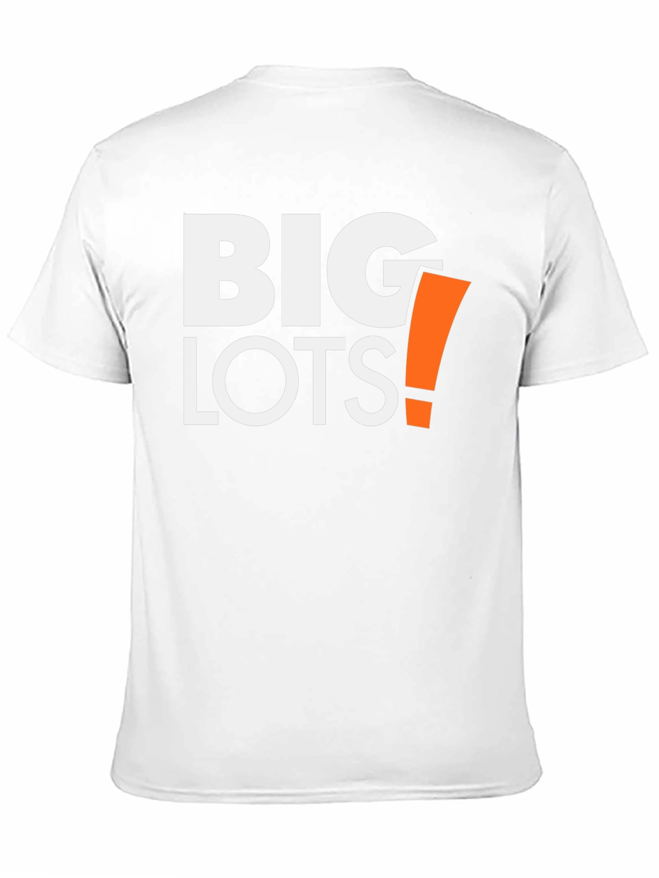 Big Lots T-Shirt - Black Cotton Blend Casual Tee