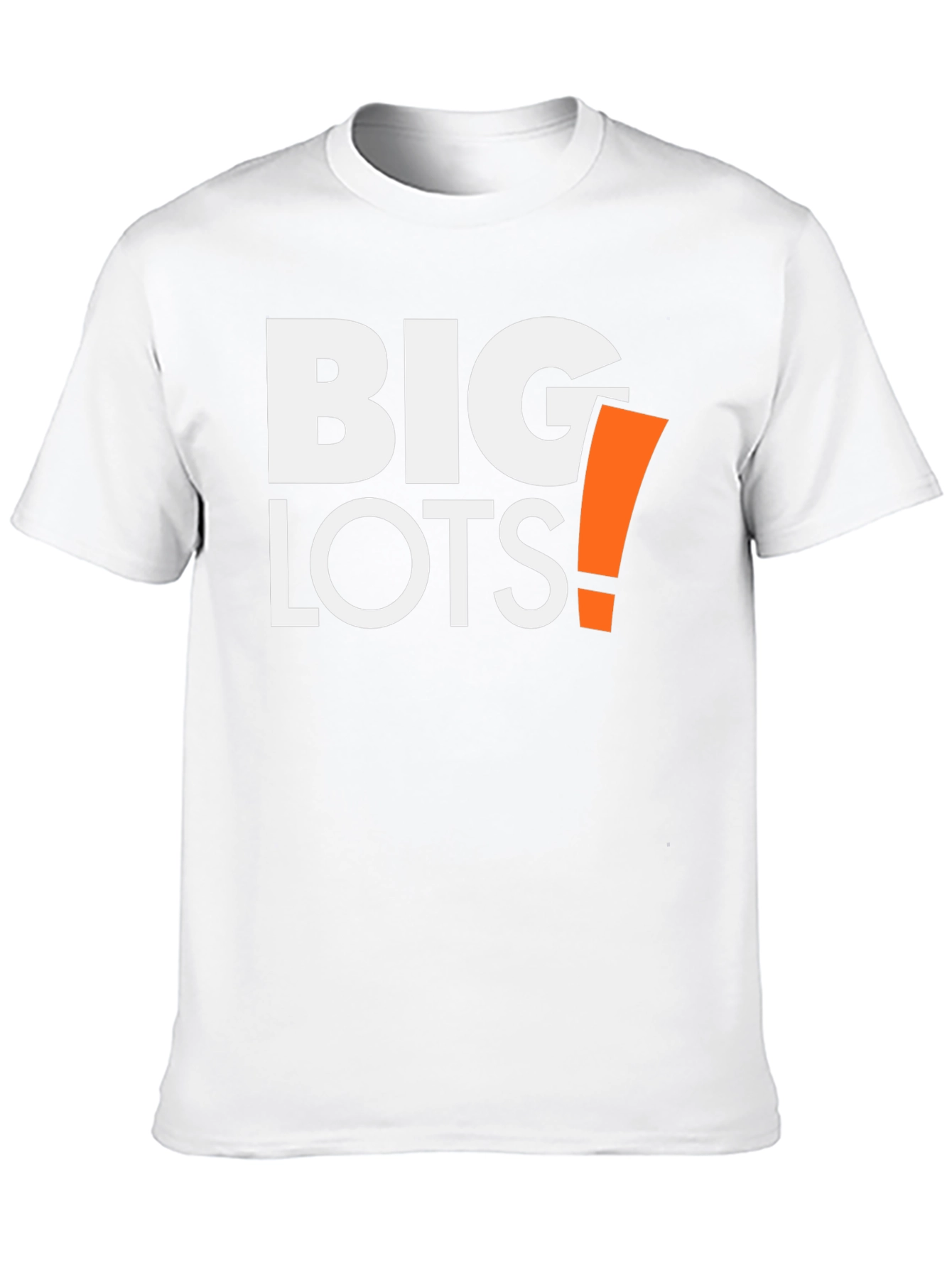 Big Lots T-Shirt - Black Cotton Blend Casual Tee