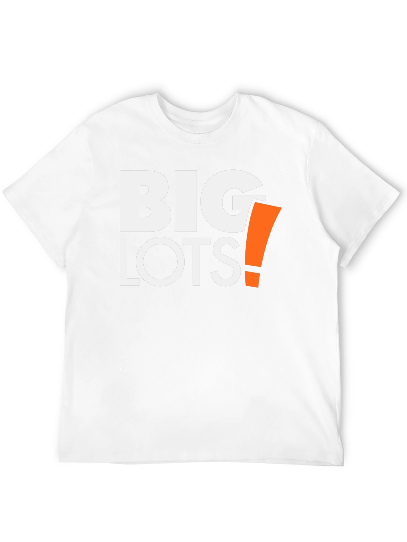Big Lots T-Shirt - Black Cotton Blend Casual Tee