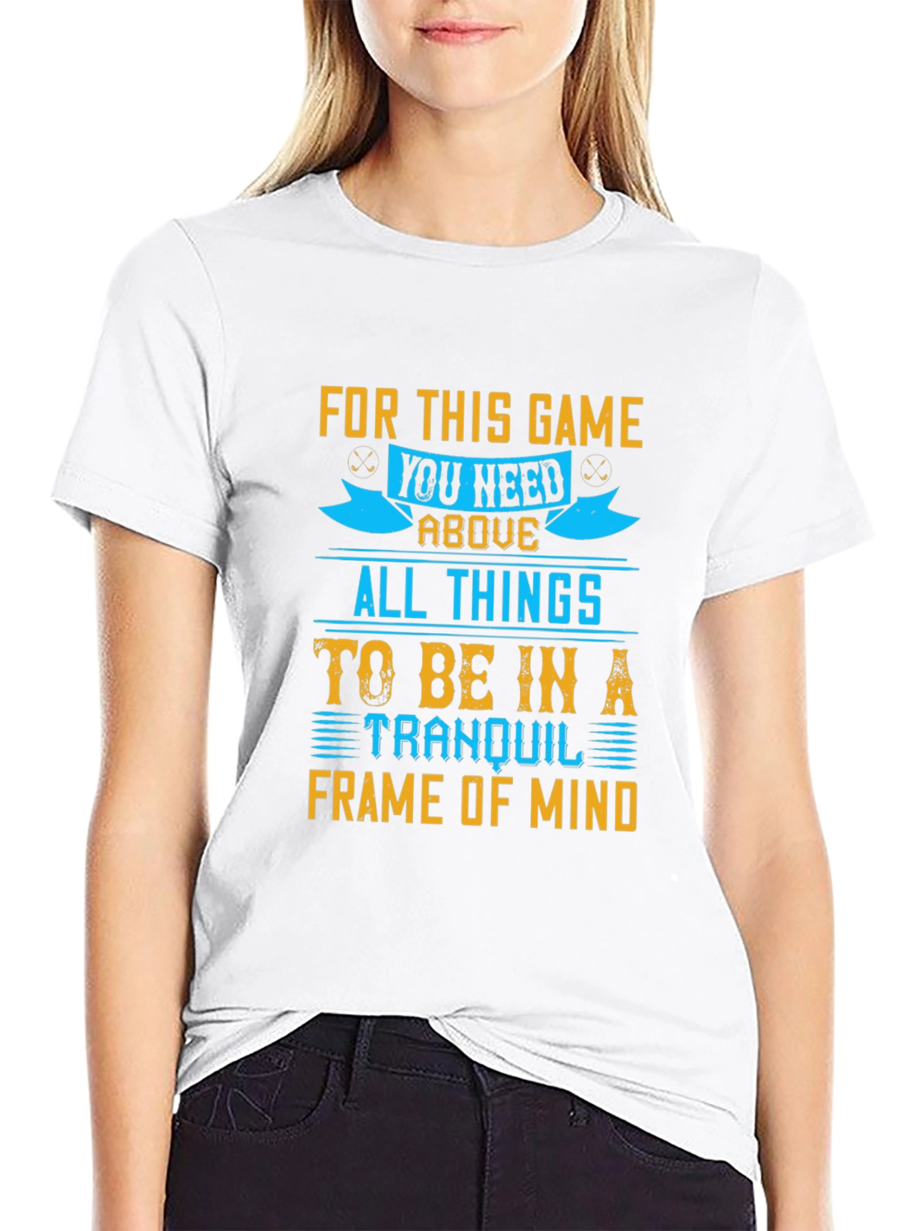 Tranquil Mind Game T-Shirt - Soft Black Cotton Tee