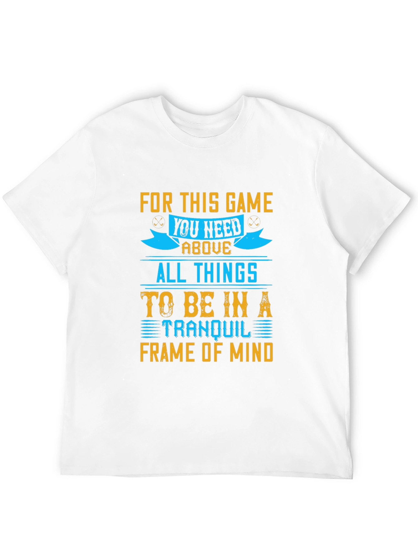 Tranquil Mind Game T-Shirt - Soft Black Cotton Tee