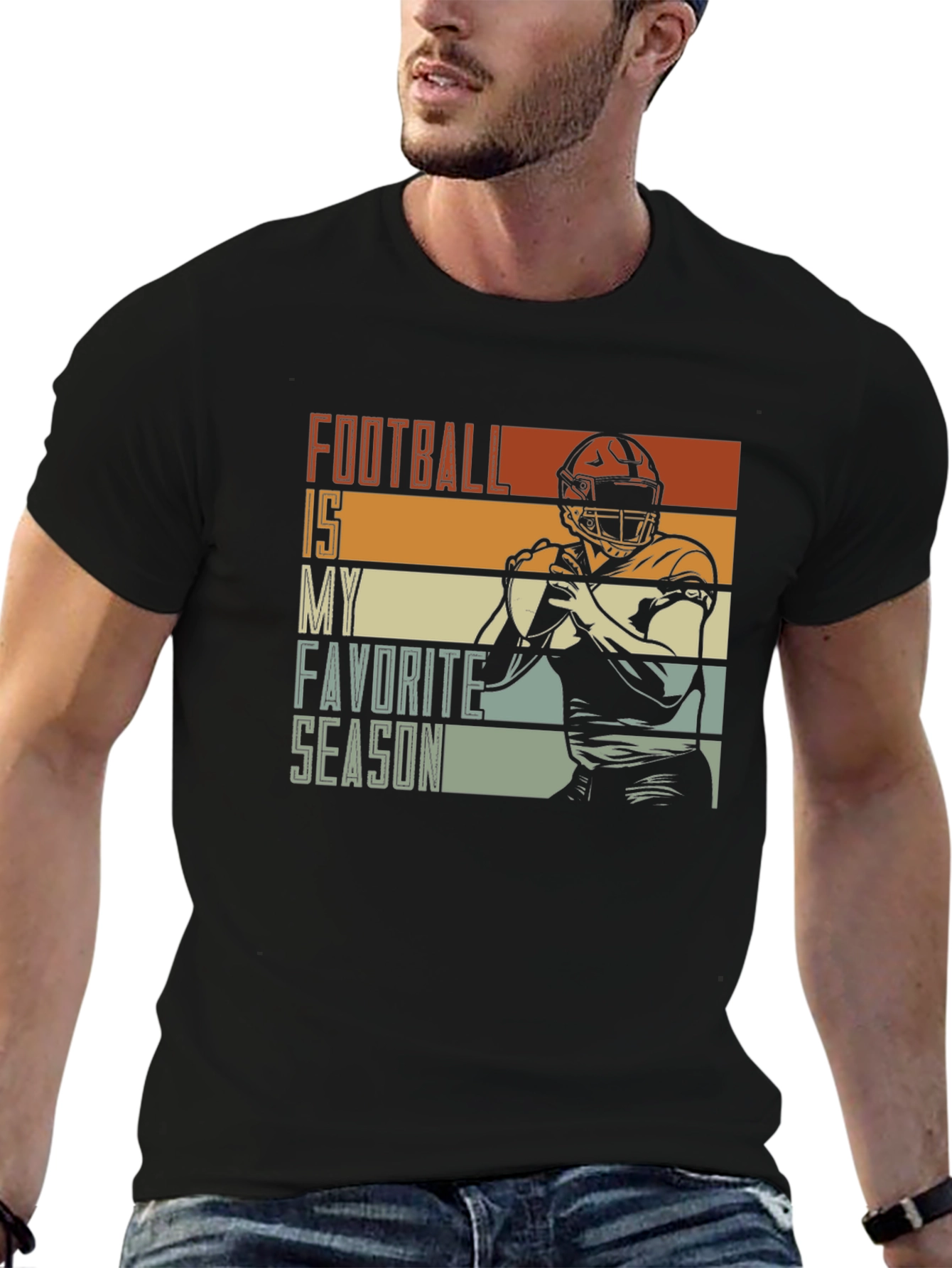 Football Is My Favorite Season Graphic T-Shirt