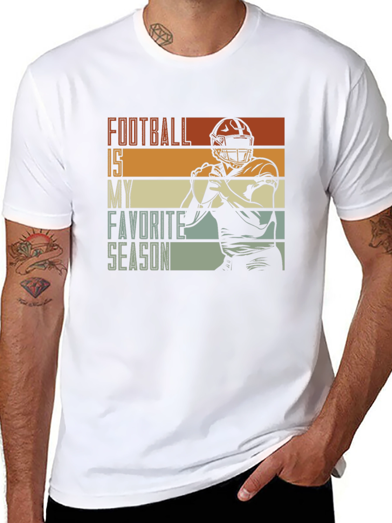 Football Is My Favorite Season Graphic T-Shirt