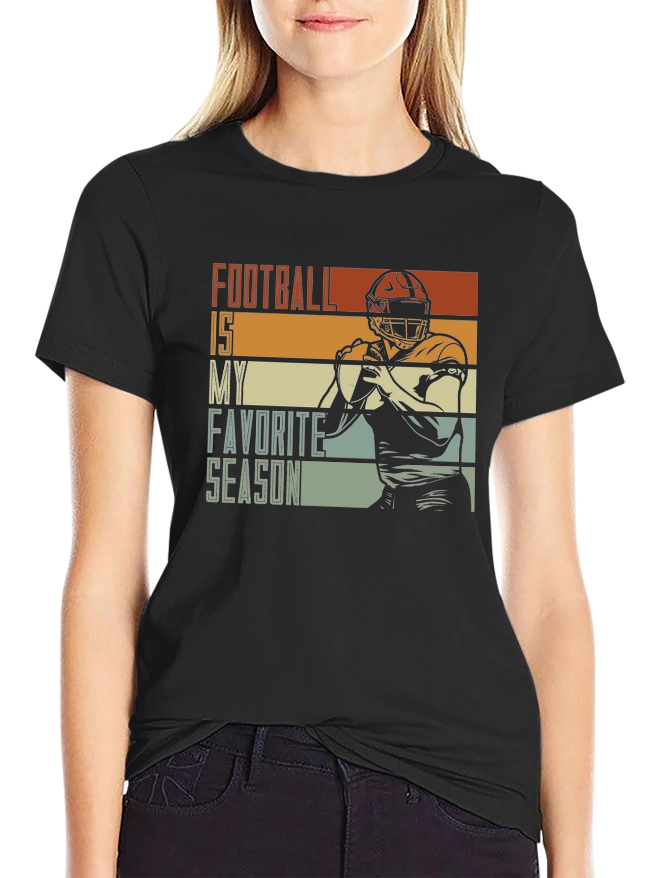 Football Is My Favorite Season Graphic T-Shirt