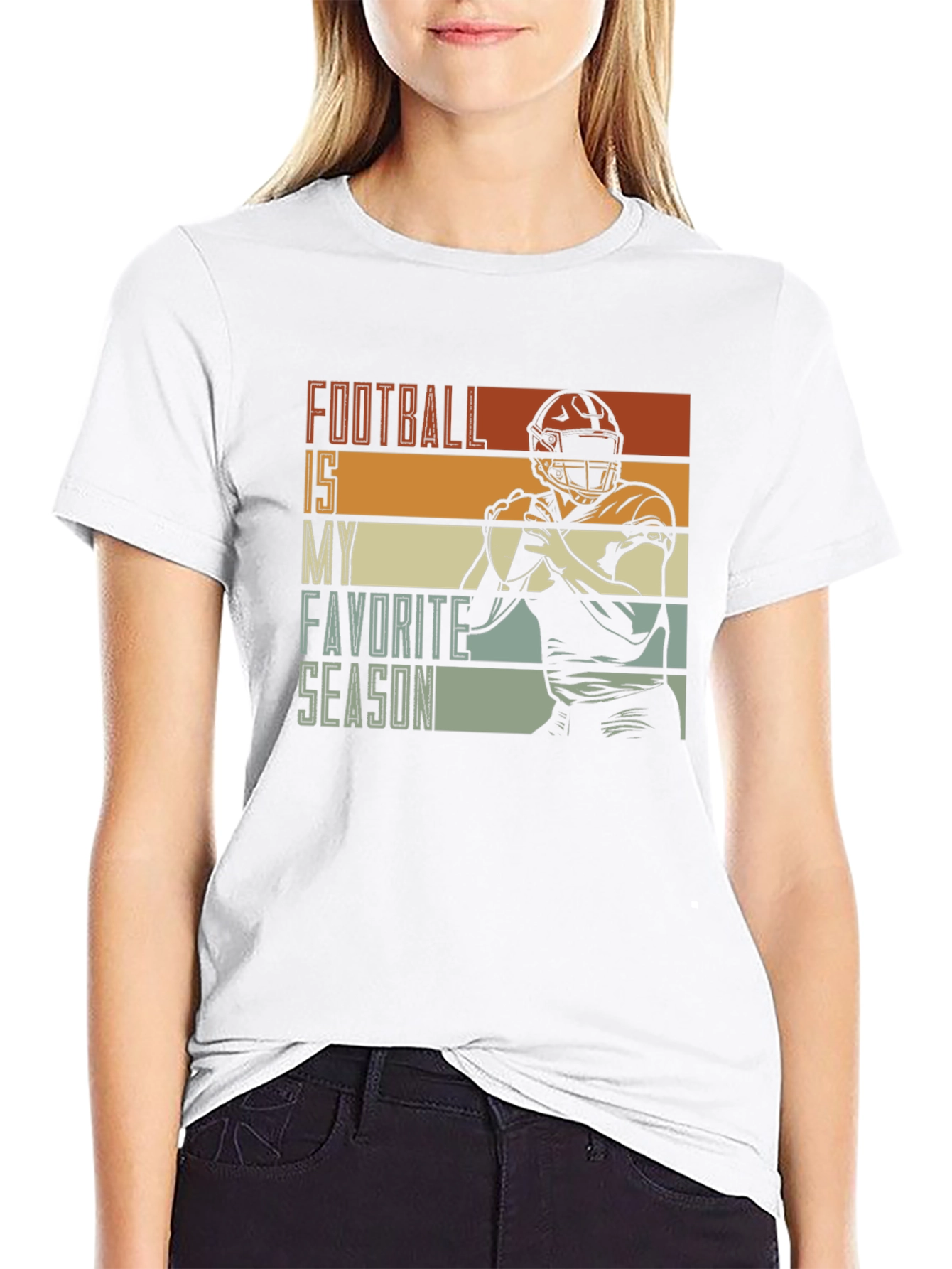 Football Is My Favorite Season Graphic T-Shirt