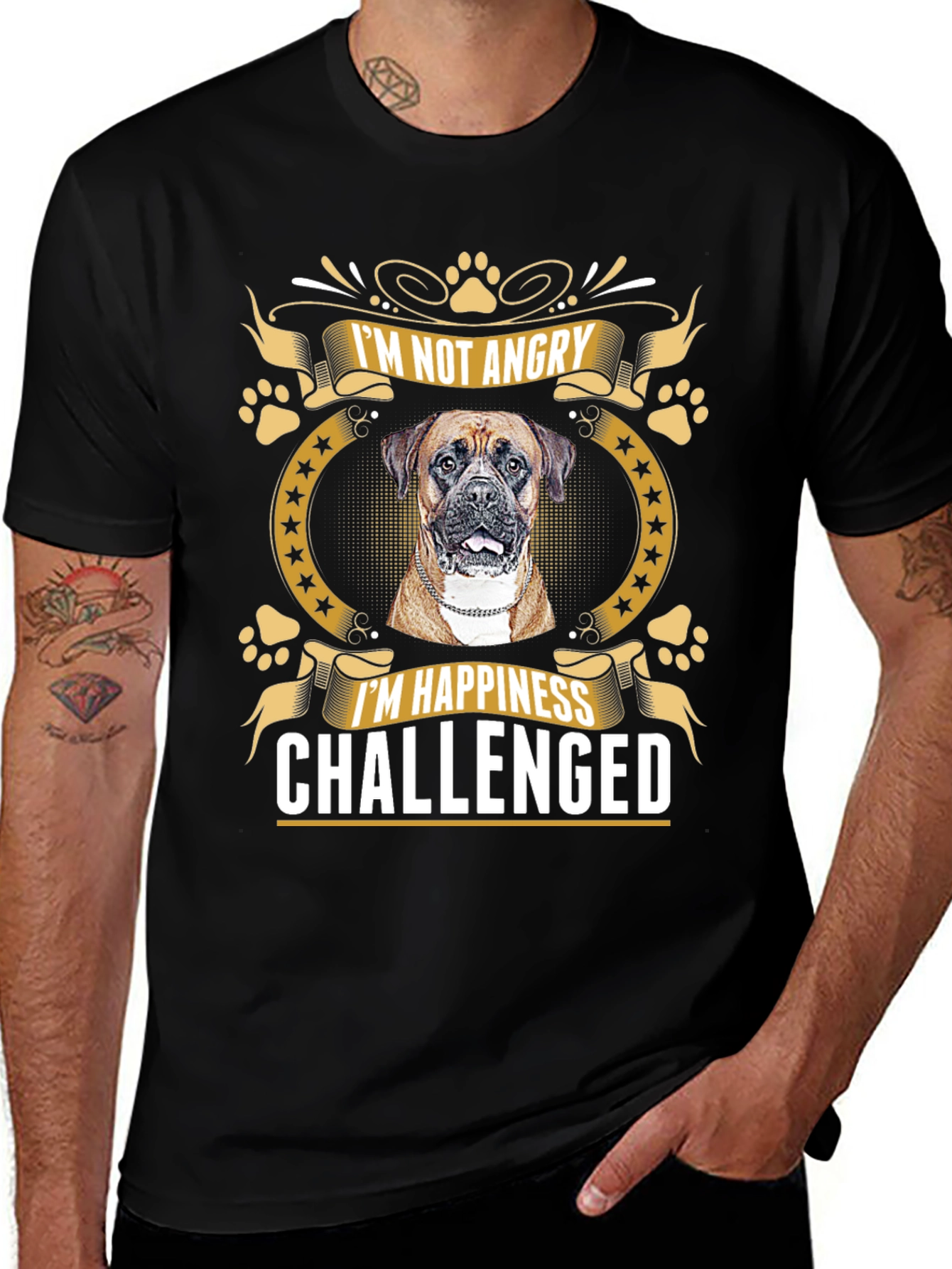 Im Not Angry Dog T-Shirt