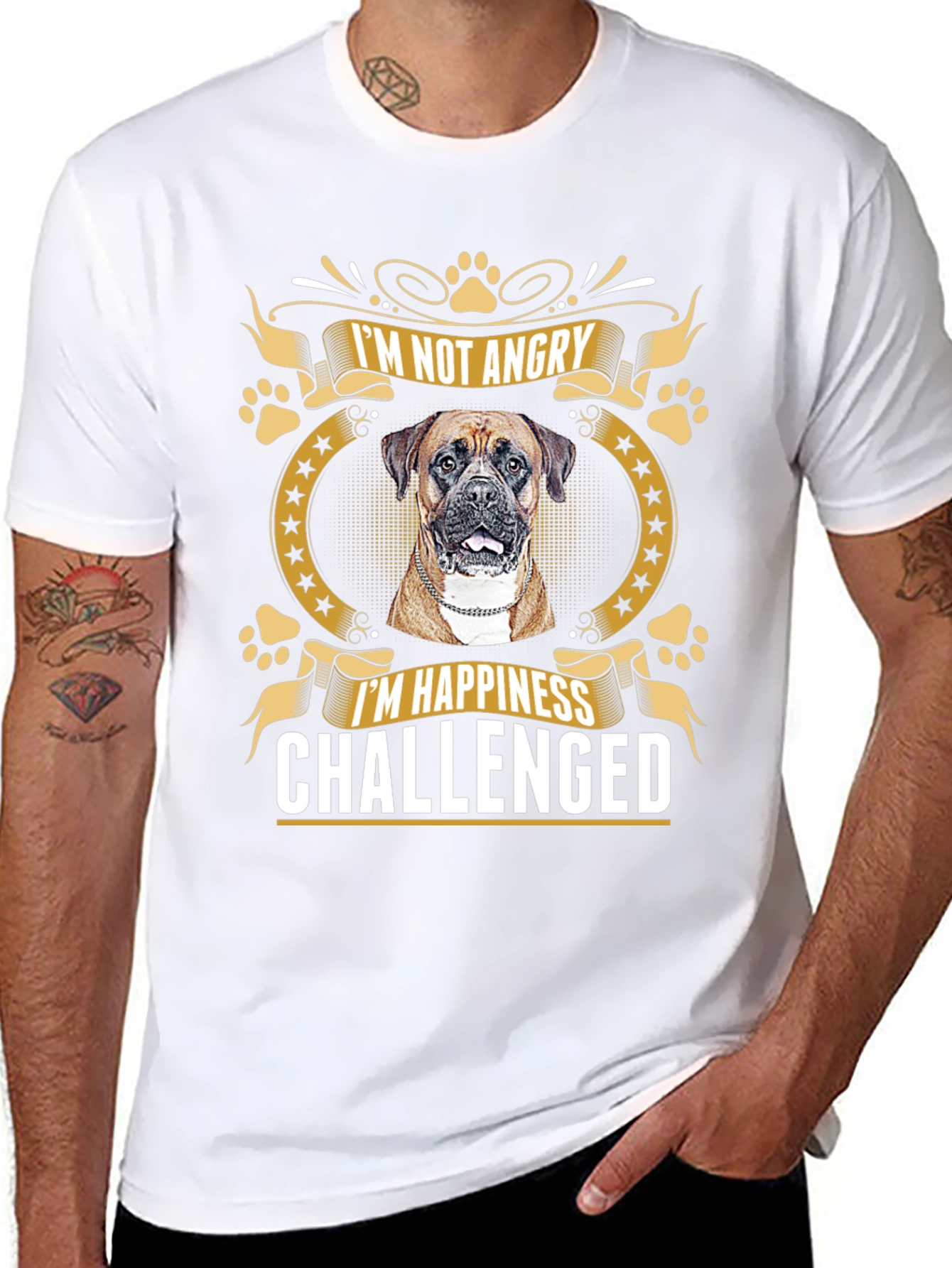 Im Not Angry Dog T-Shirt