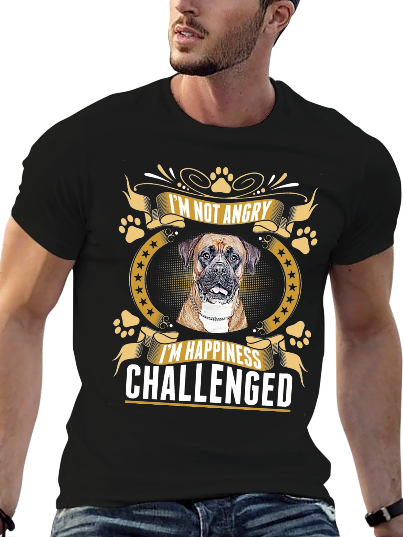 Im Not Angry Dog T-Shirt