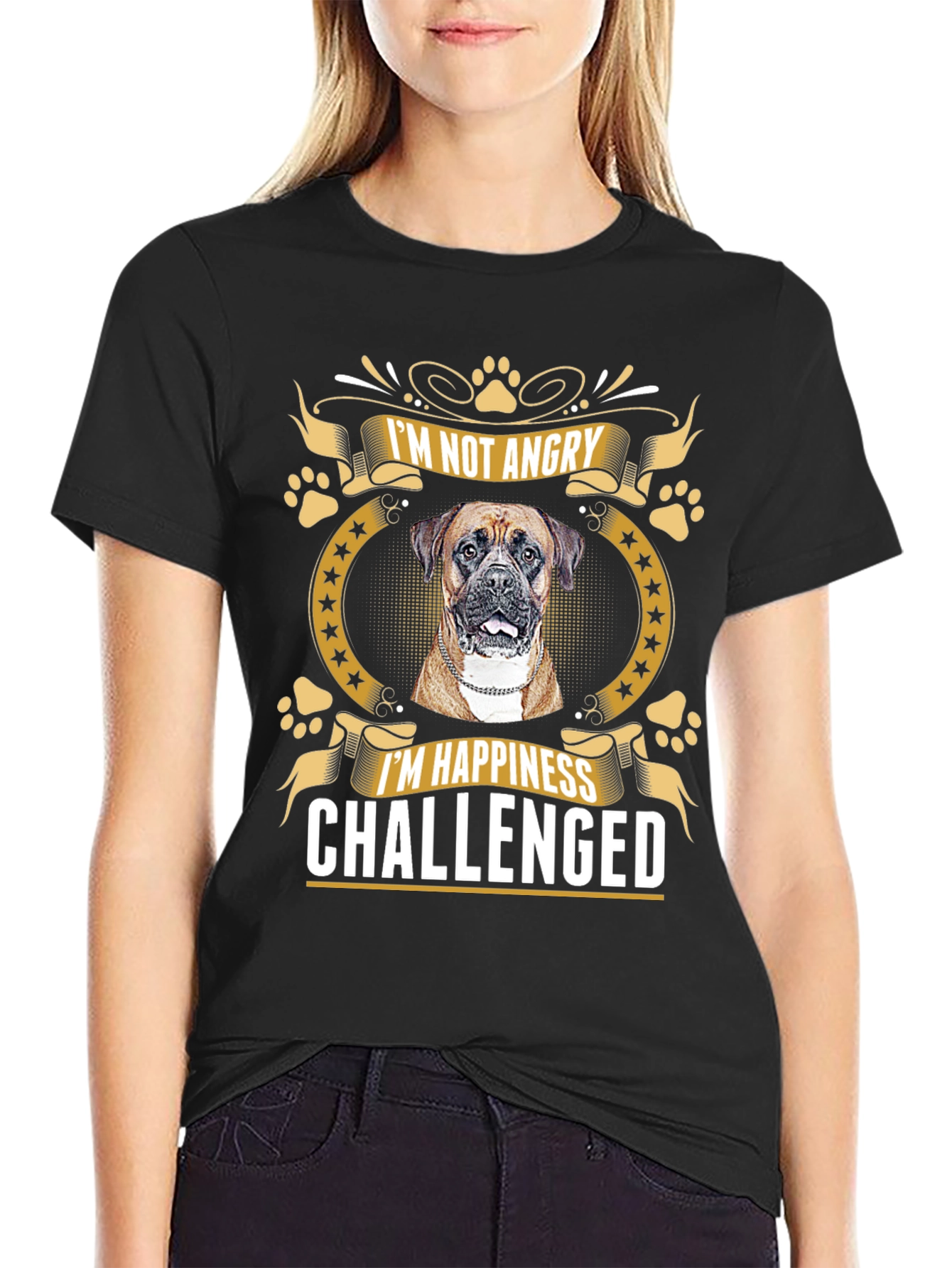 Im Not Angry Dog T-Shirt