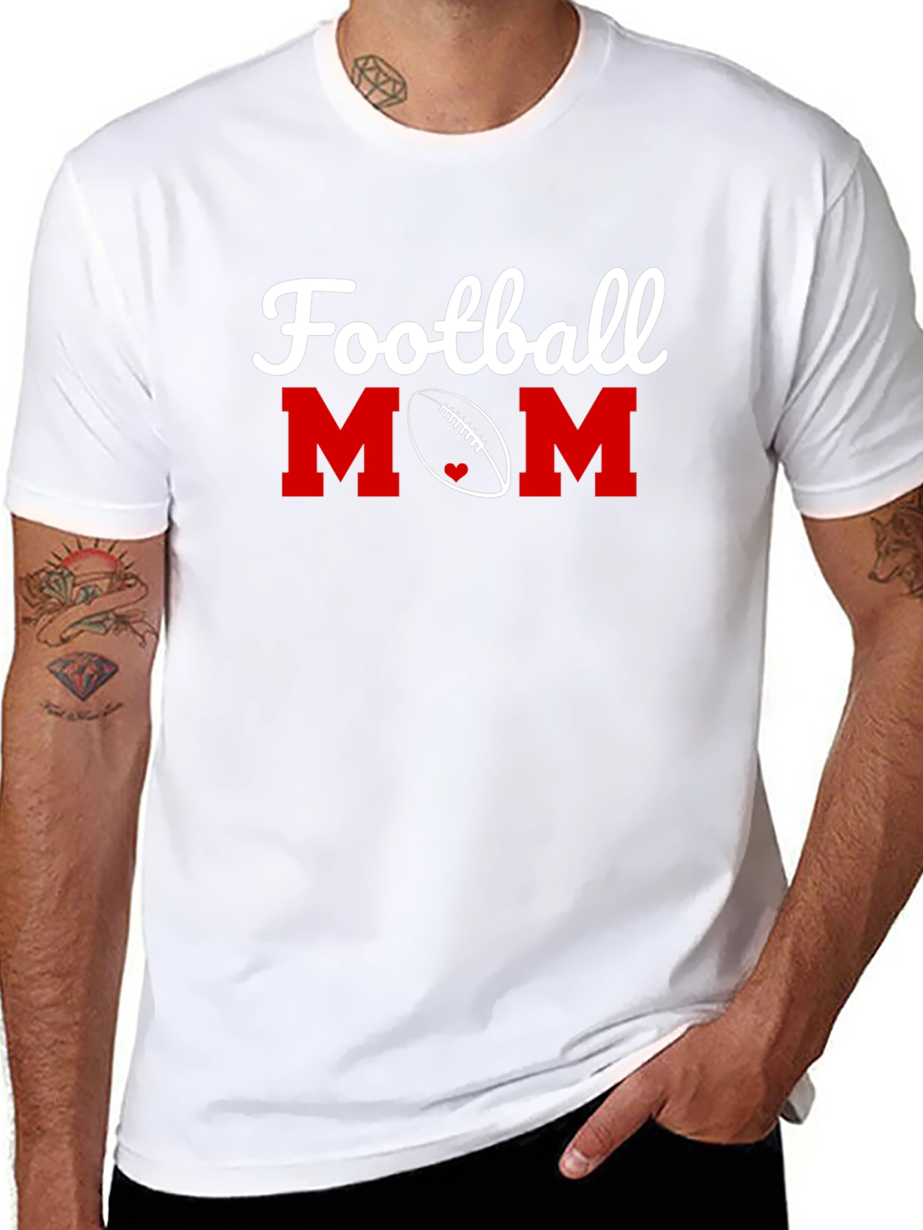 Football Mom Graphic T-Shirt