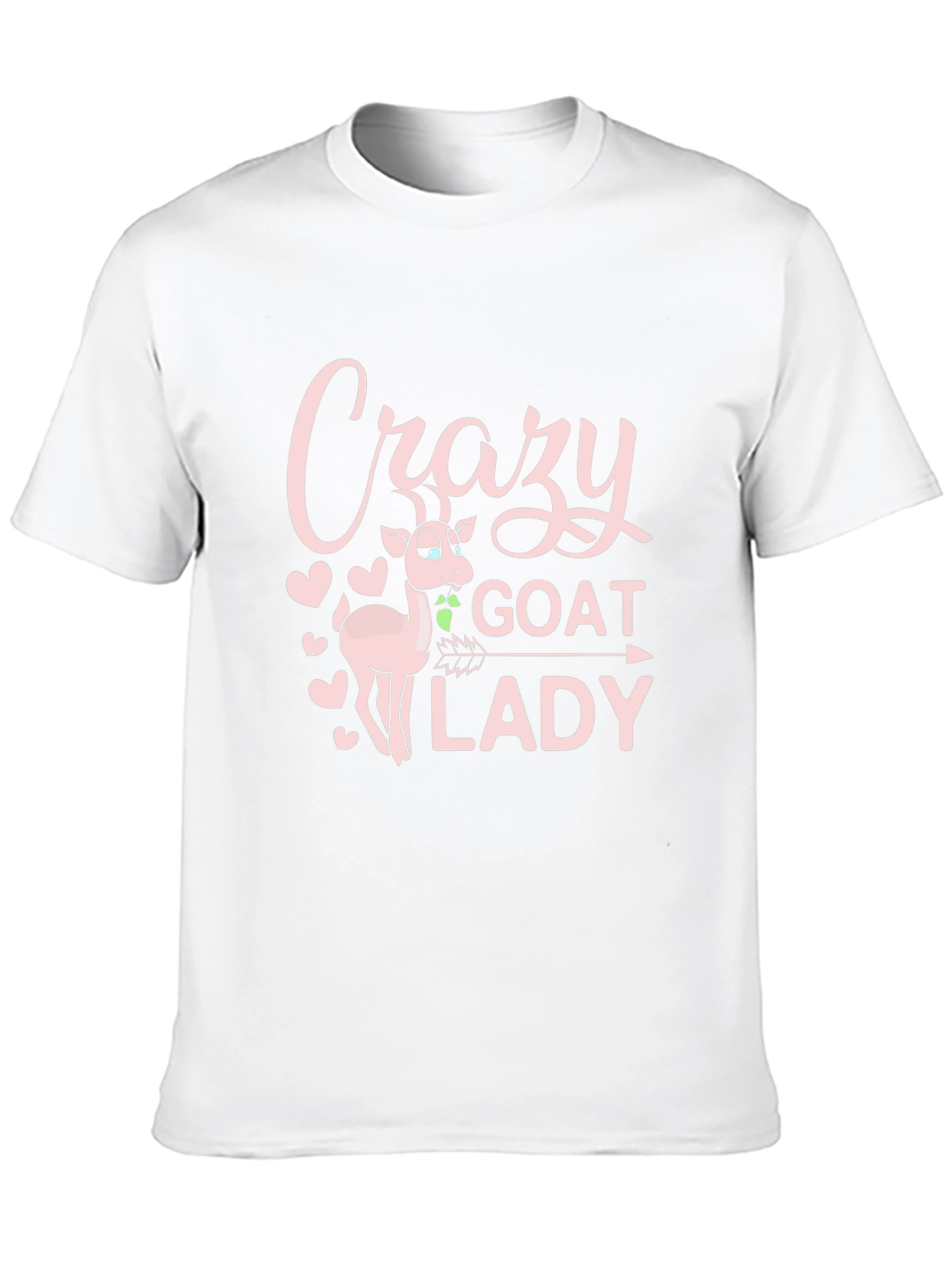 Crazy Goat Lady Graphic Tee - Black
