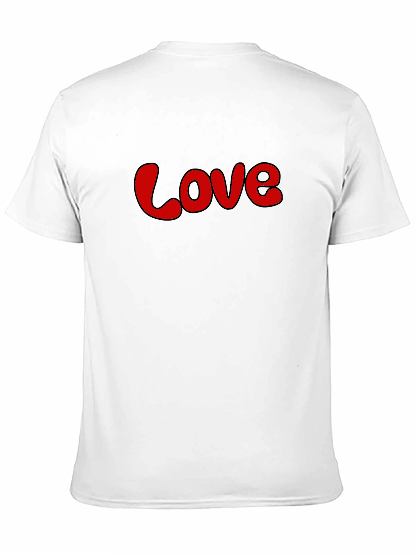 Love Graphic Tee - Stylish Black Casual T-Shirt