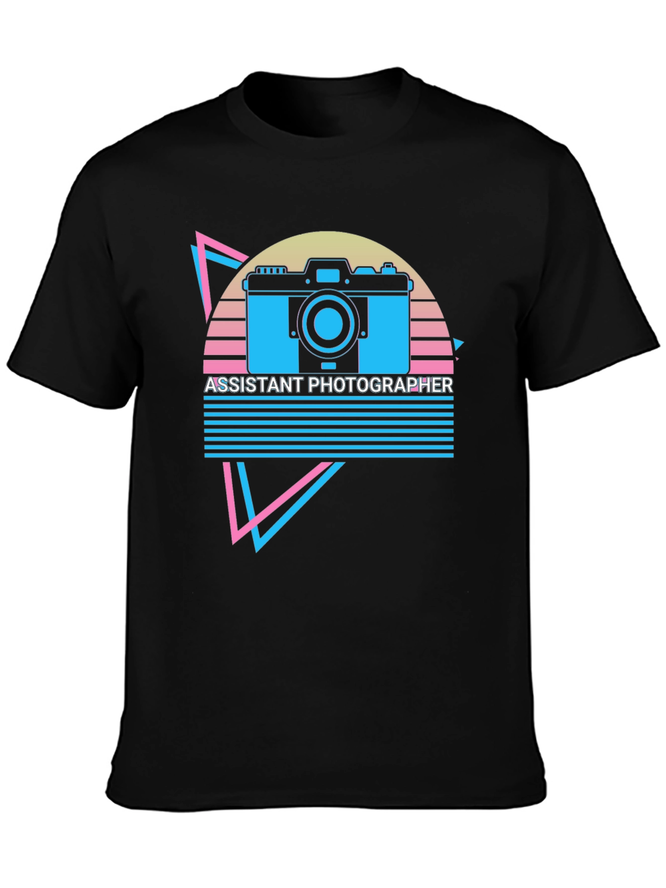 Assistant Photographer Retro Graphic T-Shirt